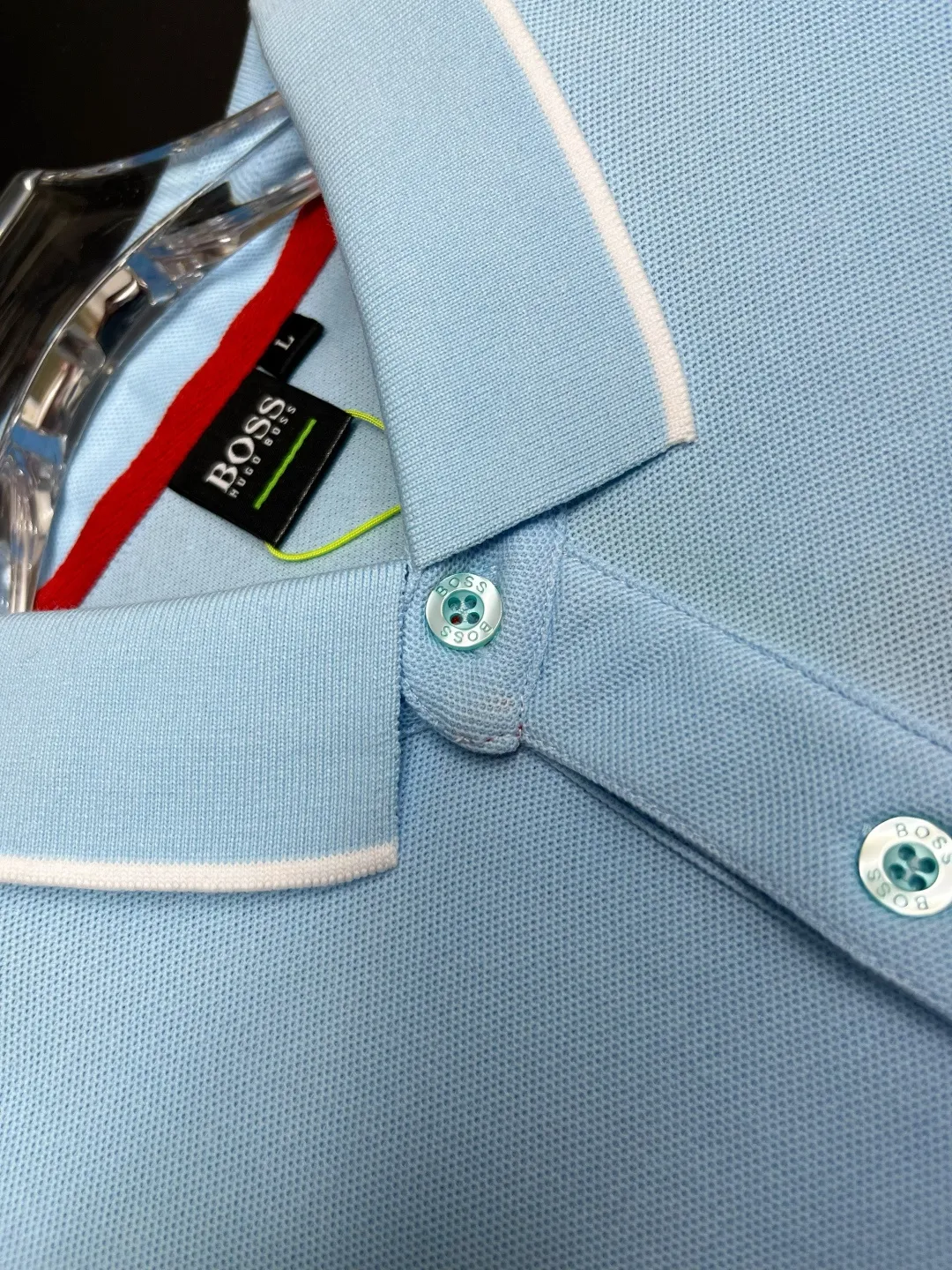 BOSS New Arrival Polo Same Style ， Factory New Arrival Versatile : Black White Blue Size：M-3XL