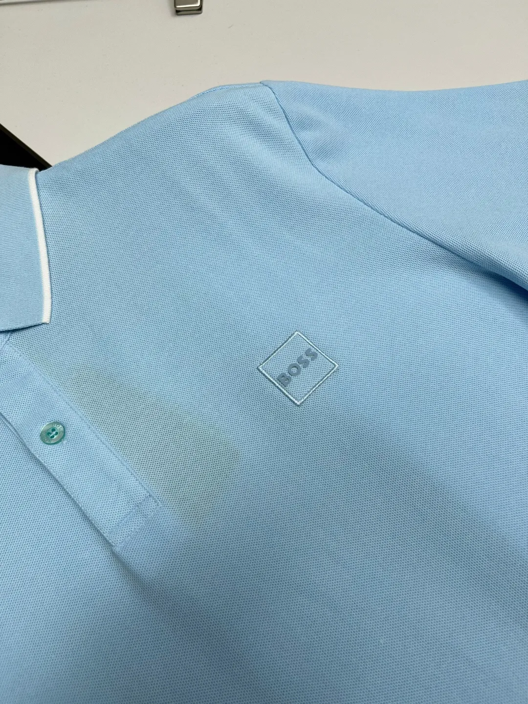 BOSS New Arrival Polo Same Style ， Factory New Arrival Versatile : Black White Blue Size：M-3XL