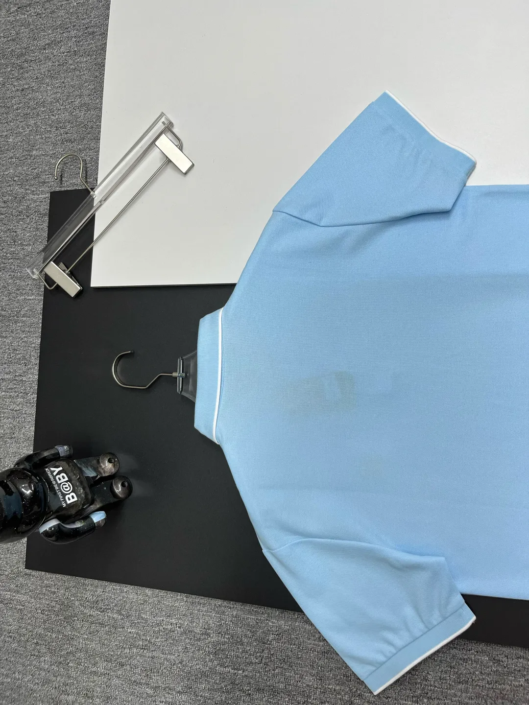 BOSS New Arrival Polo Same Style ， Factory New Arrival Versatile : Black White Blue Size：M-3XL