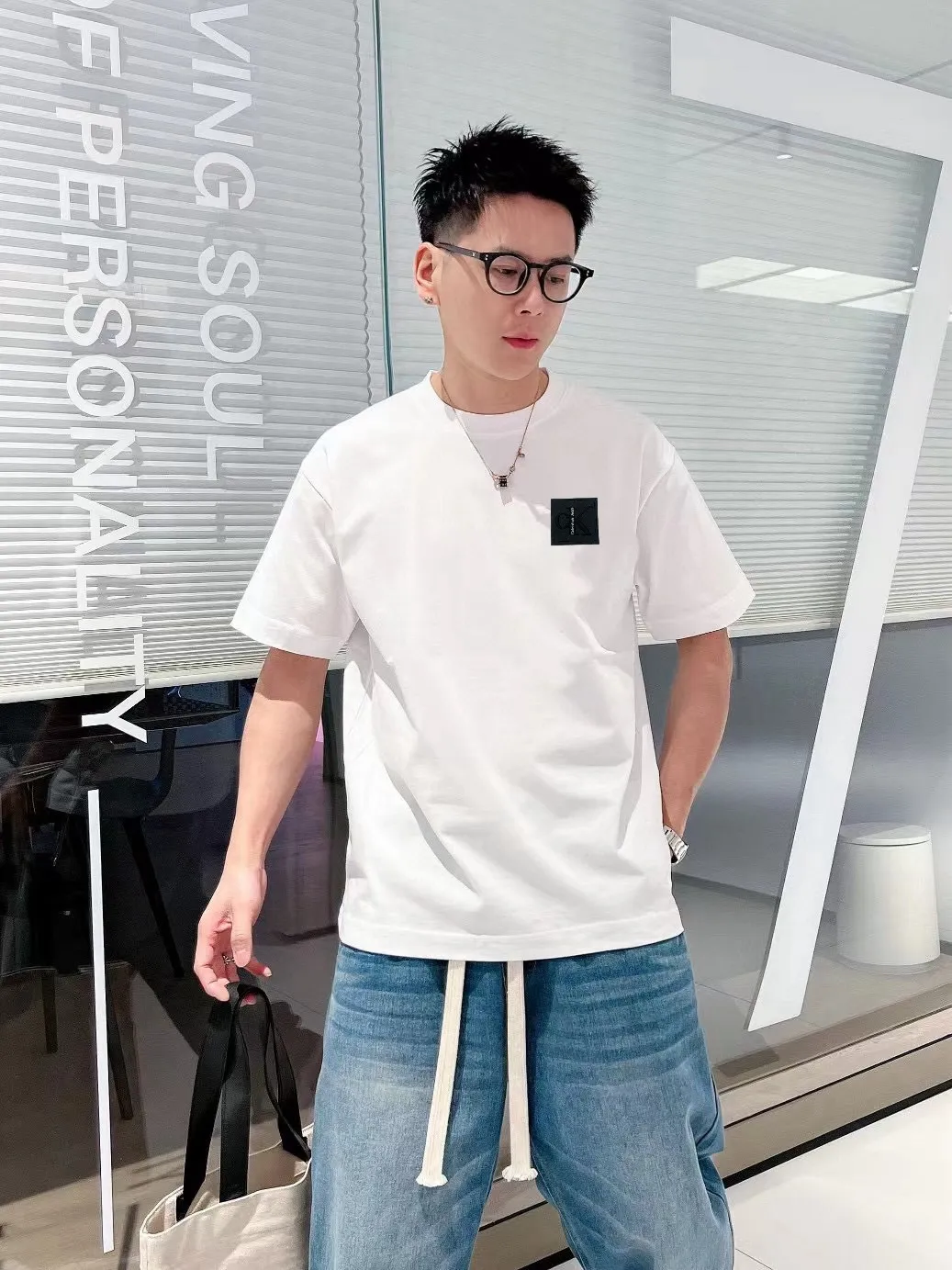CK❤️ 2024 New Arrival logo （ ） ， ， ， ， T 🤪 OS Versatile Sizes：S-XXL