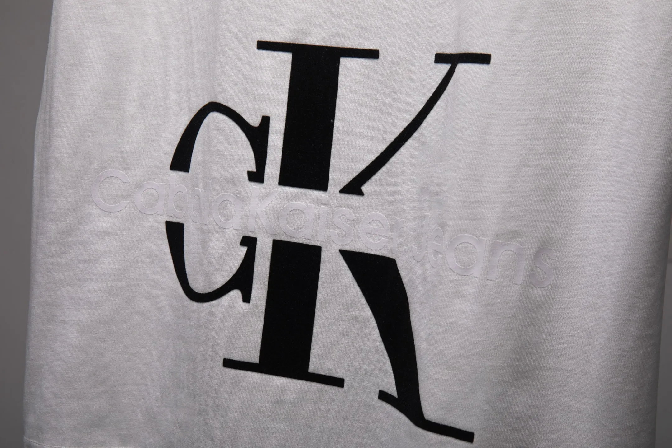 SL （Black White ） CK 1:1 Premium Breathable 1x 1 oversize :Black White Size：S-XL