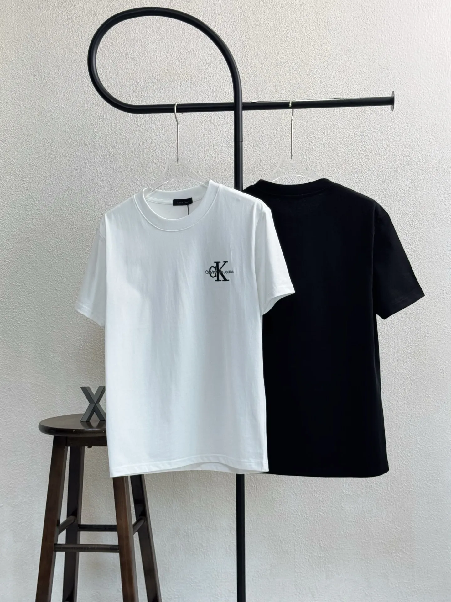 XB 98 CK Classic logo Same Style 32 Breathable 1x 1 oversize 1:1 Premium :White Black Size:S-XL