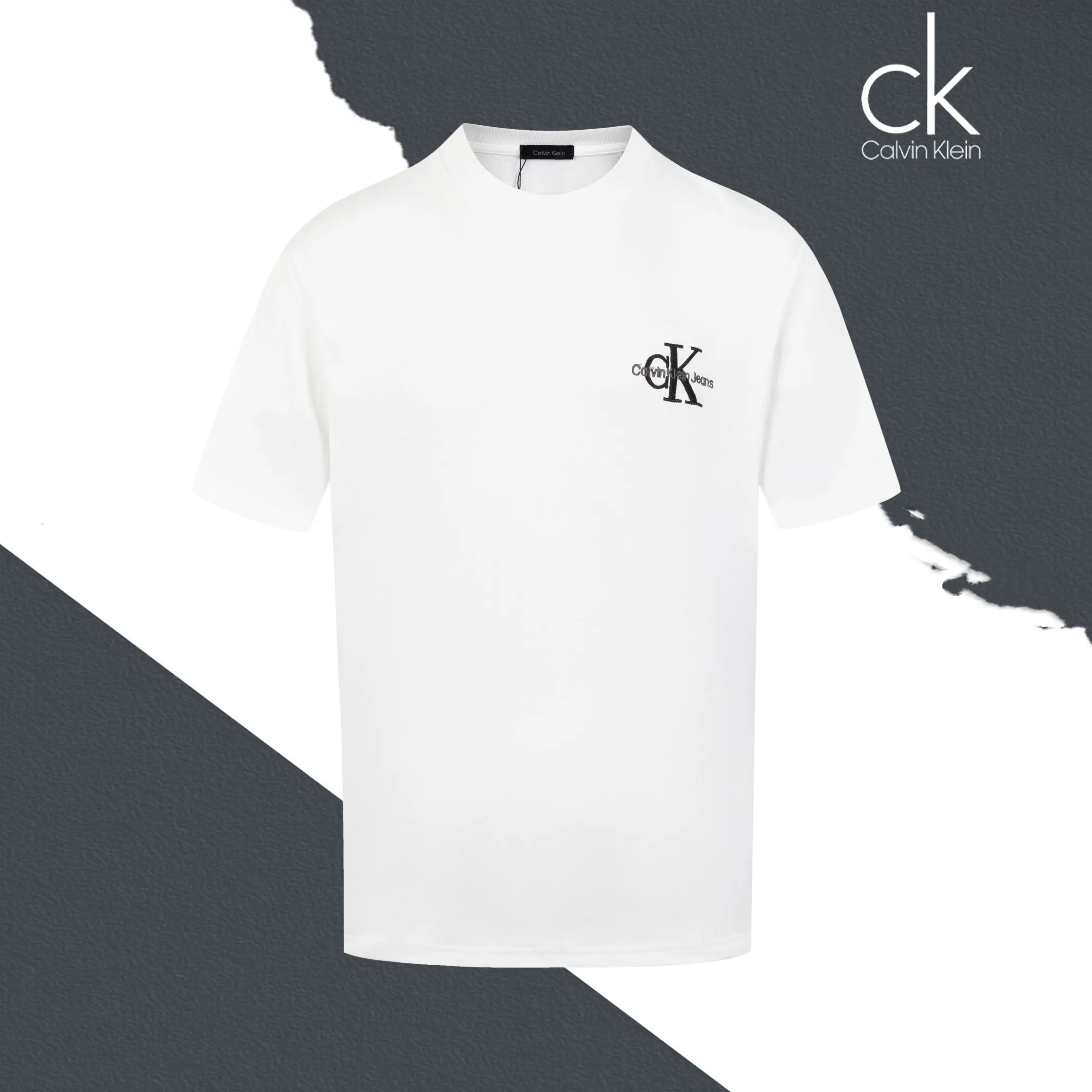 SL 77 CK Classic logo Same Style 32 Breathable 1x 1 oversize 1:1 Premium :White Black Size:S-XL