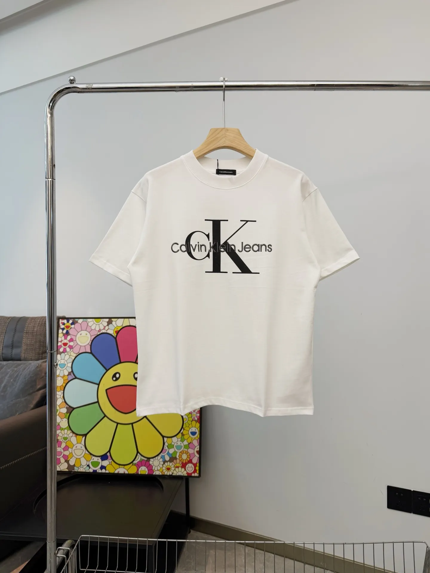 ZQ 33 CK T :32 : : ➕ Versatile Same Style ZP ～ ：Black White Size：S-XL 1-3cm