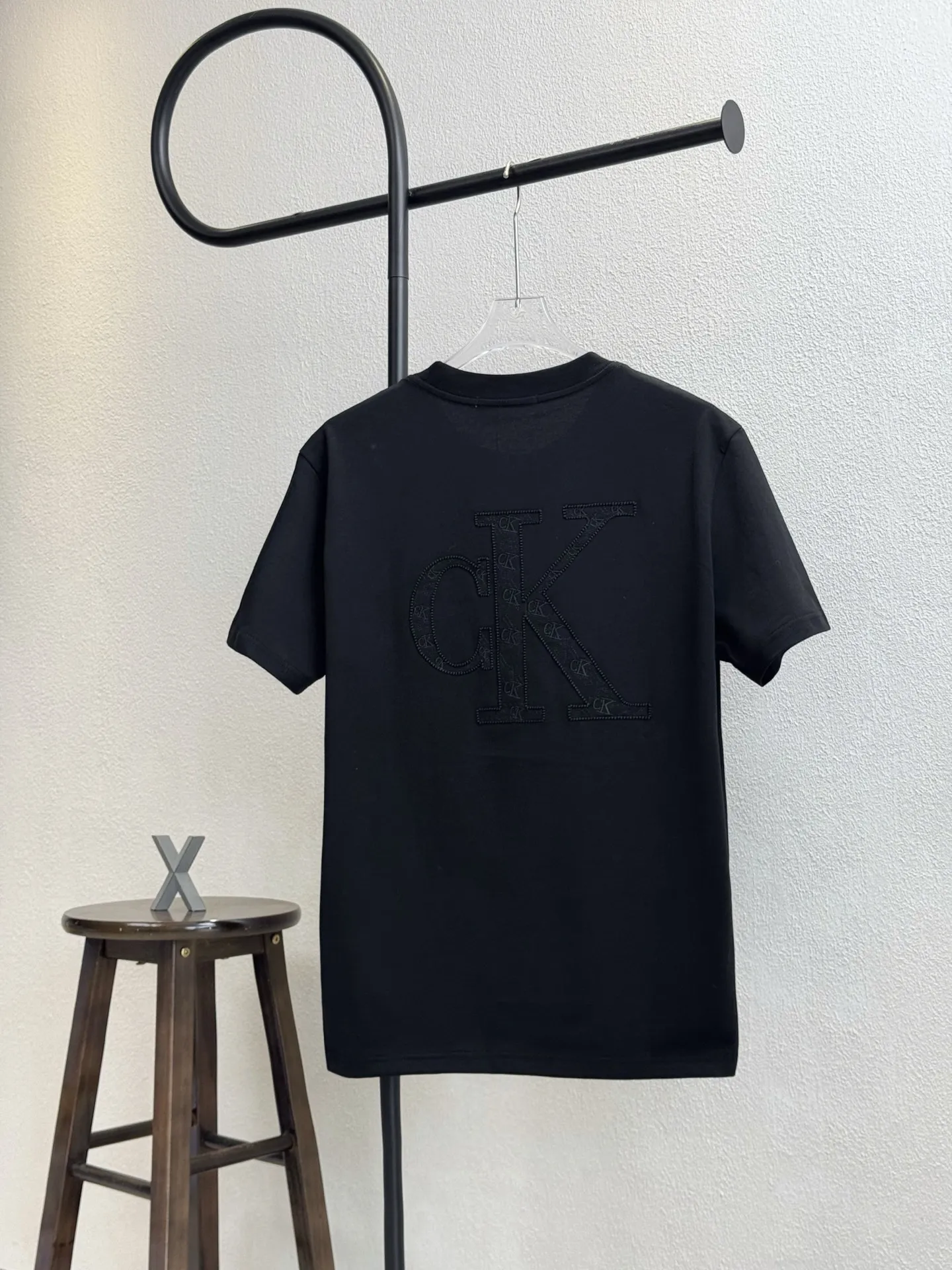 XB 93 ck logo Same Style 32 Breathable 1x 1 oversize 1:1 Premium :White Black Size:S-XL