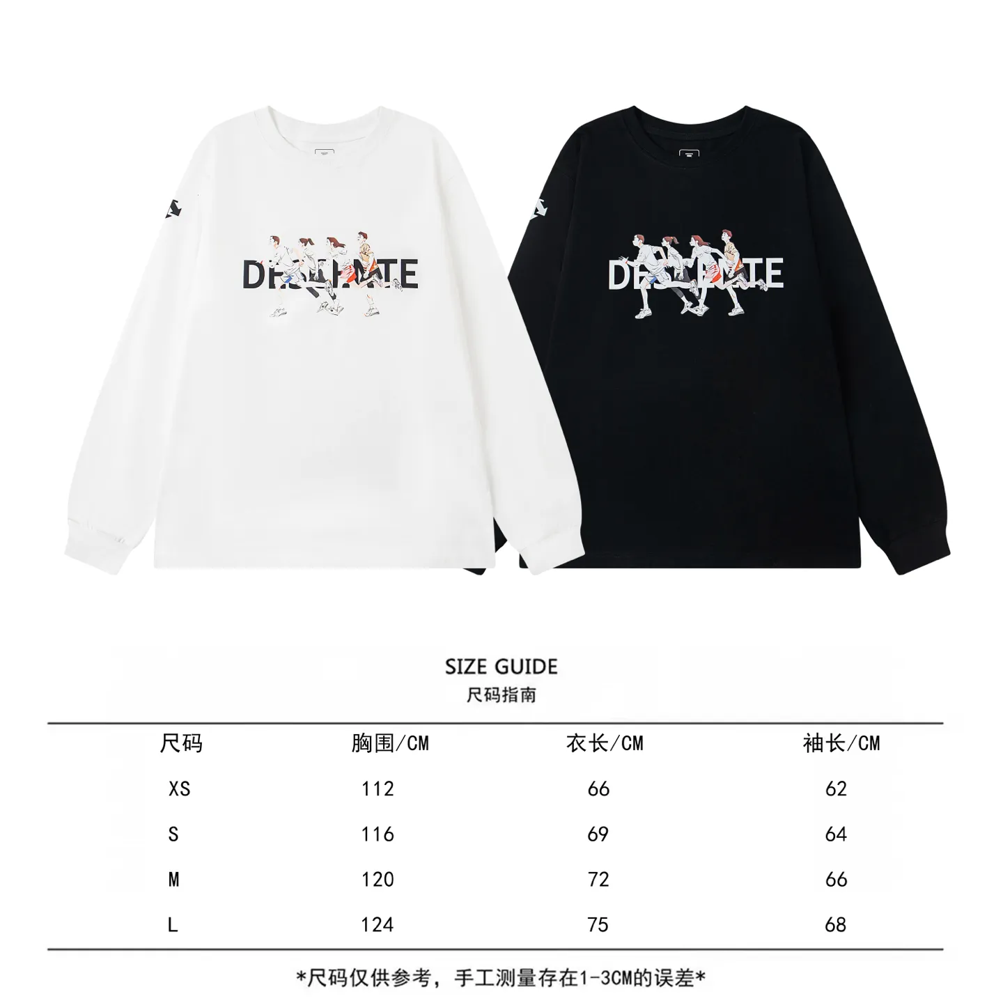 DESCENTE Series 32s Classic Same Style ：Black White Size：XS L :Black White