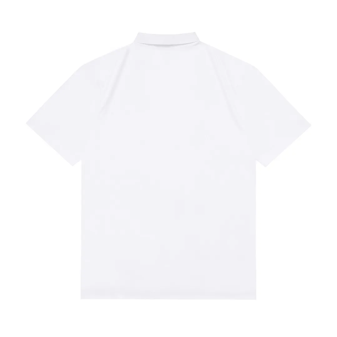 DESCENTE 2025New Arrival logo Breathable Same Style polo logo ：White Size：M-XXXL