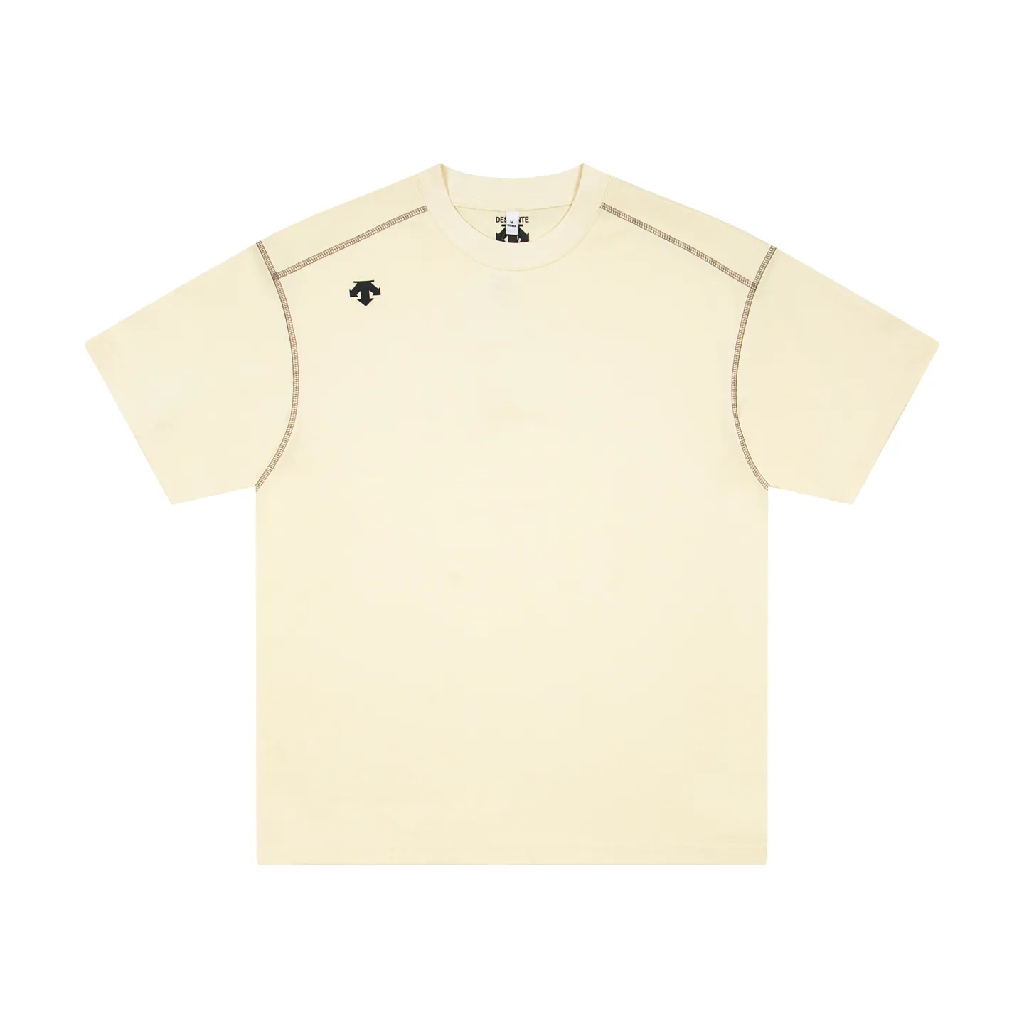 DESCENTE Series Logo LS T Same Style ✅ Size：M L XL 2XL Black White Dark Blue