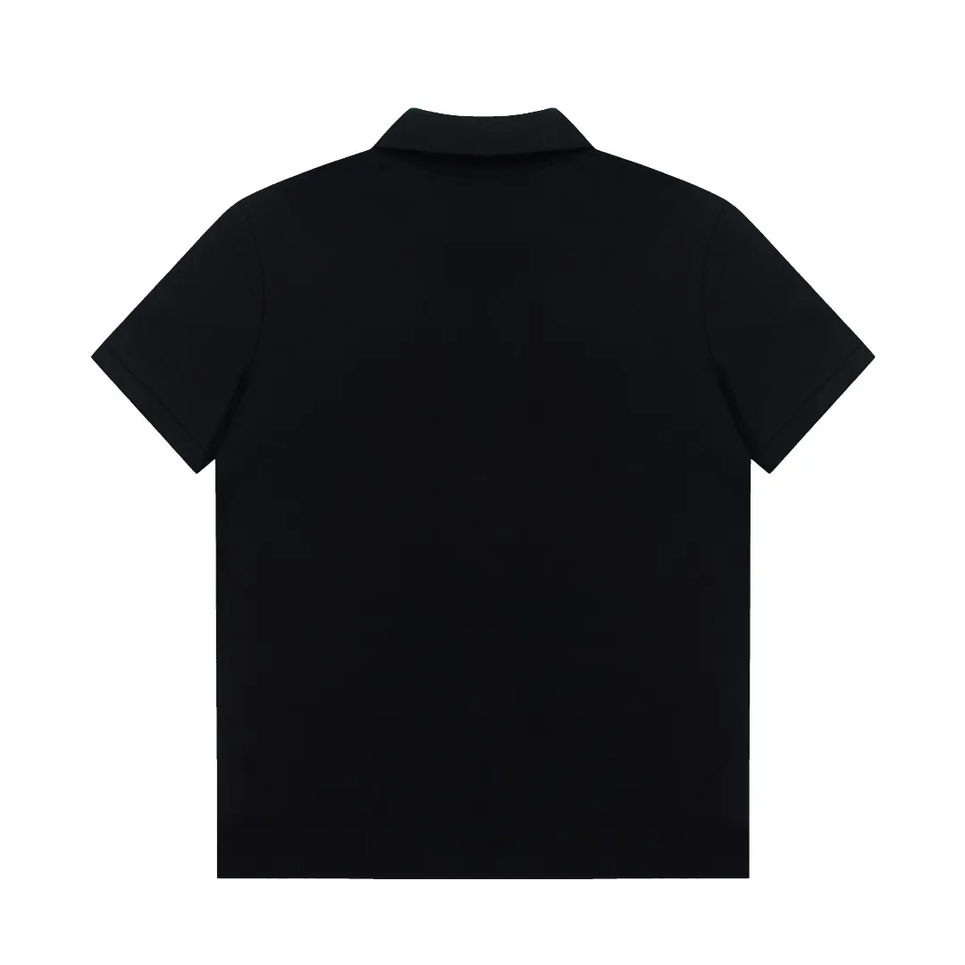 LOGO Polo ， Retro Same Style Versatile : White Black Size：M-3XL