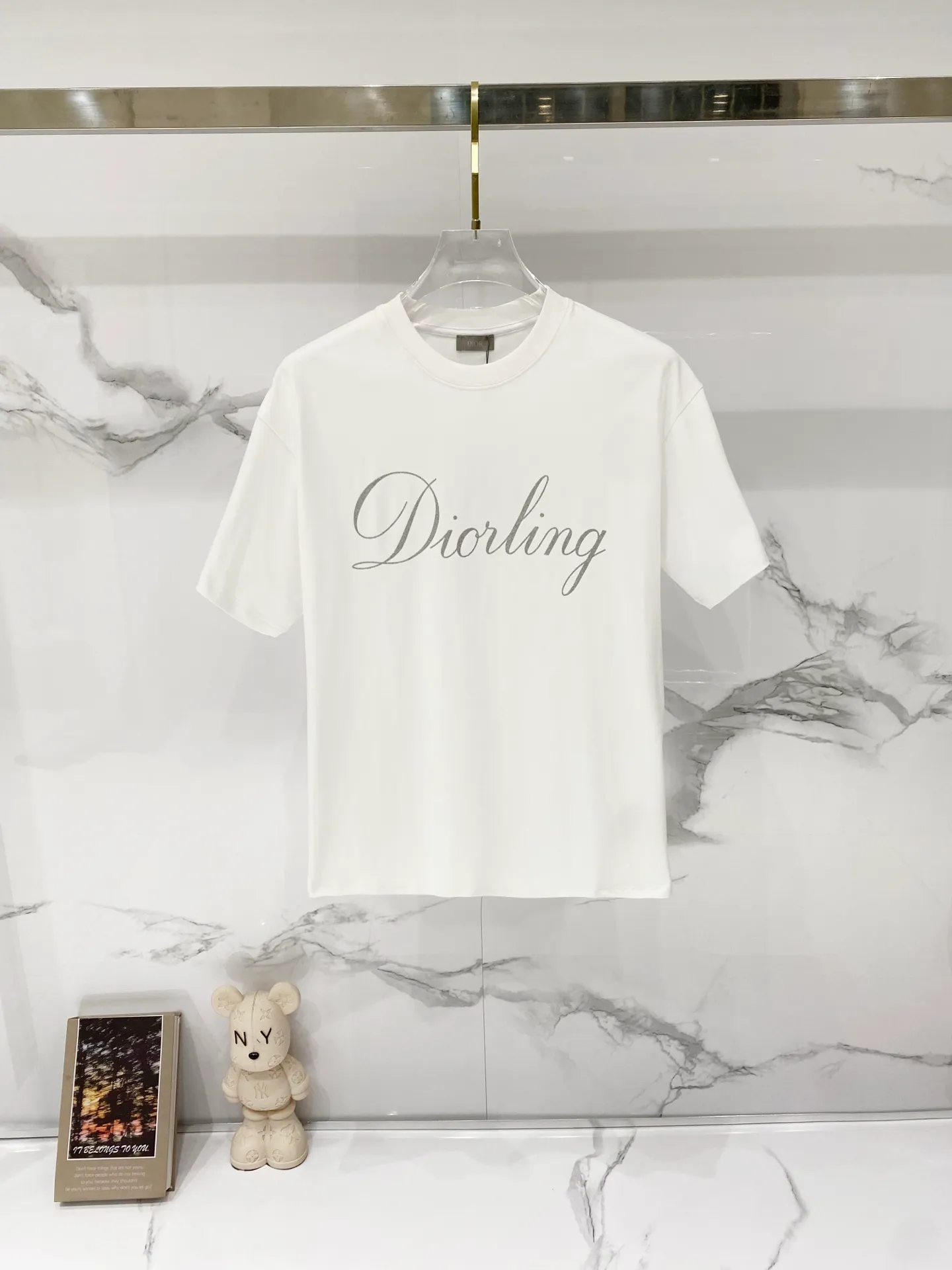 Dior/ - T Classic ✍️ LOGO Quality 100 ％ Versatile Size:XS-L :Black.White.Gray.Light Green