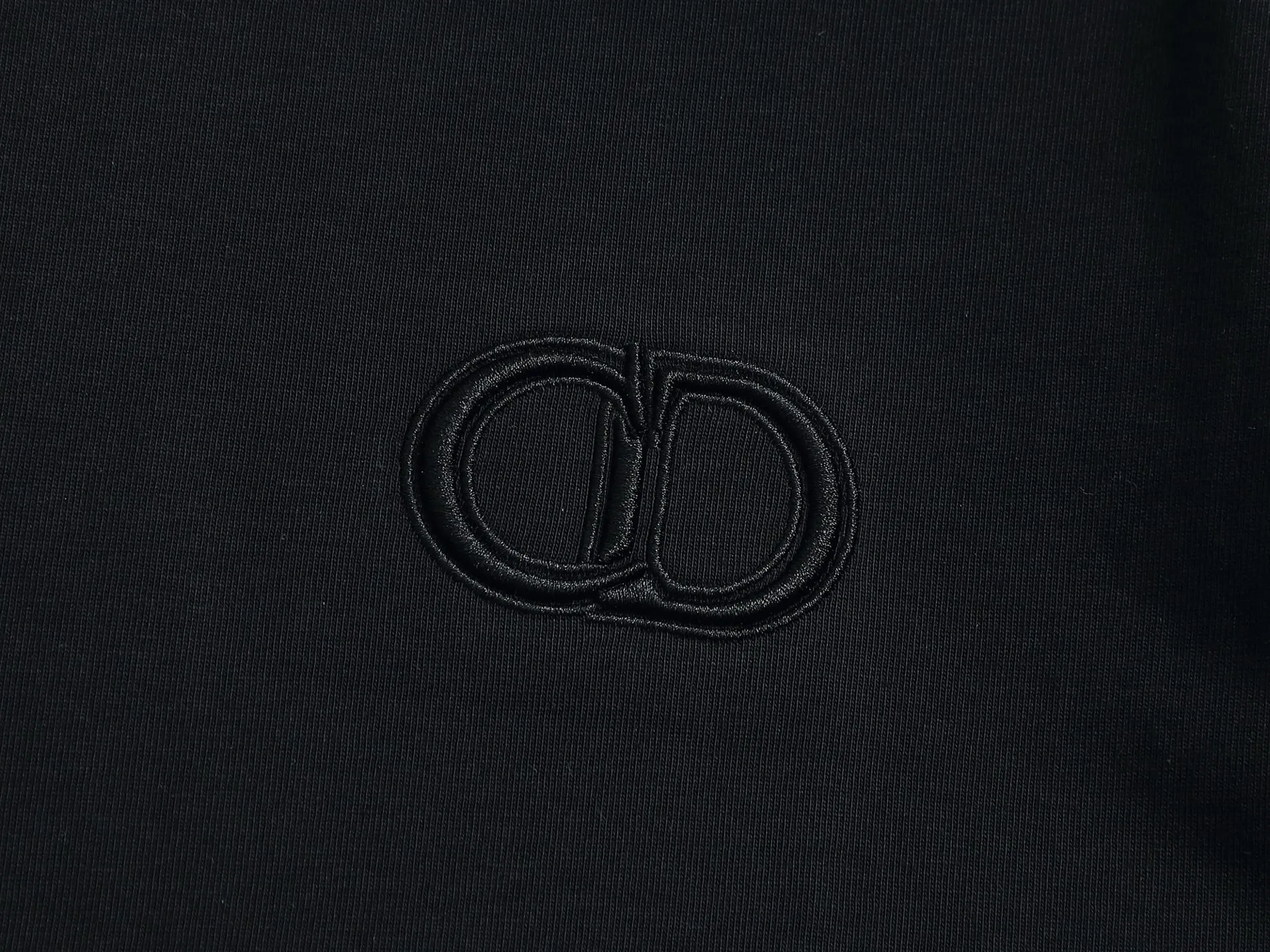 DIOR CD Logo 🪡 ， Retro Same Style Versatile : Black White Size：S M L XL