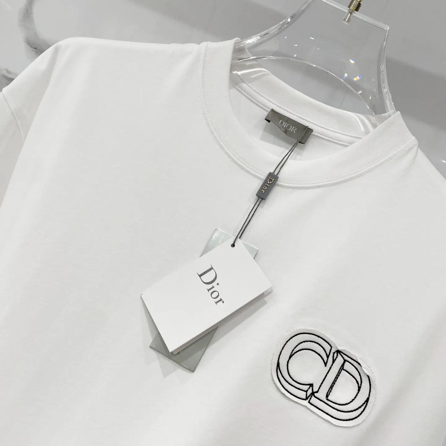 Dior/ - T CD 🪡 LOGO Quality 100 ％ Versatile Size:XS-L :Black.White.Pink