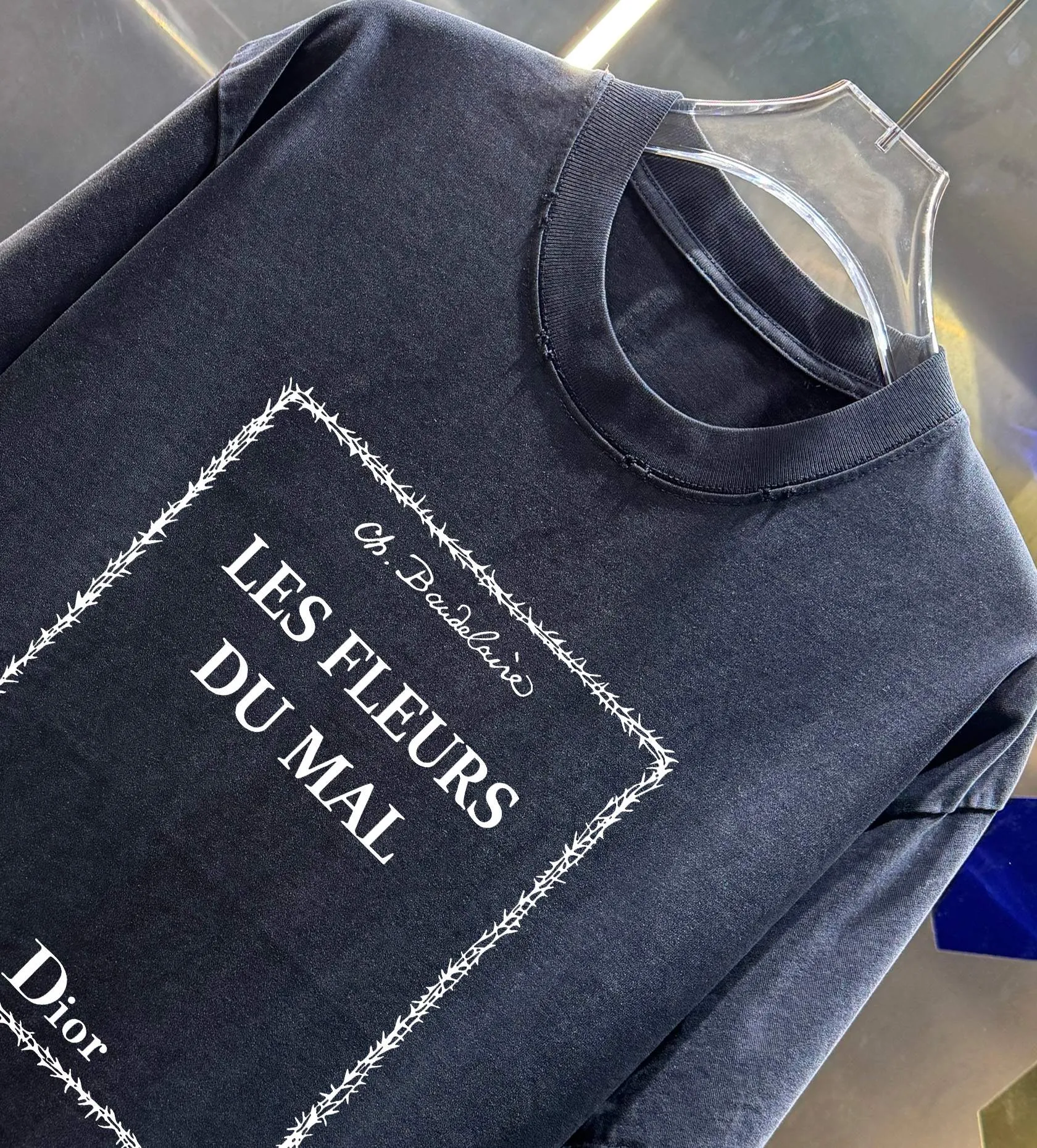Dio *2025 New Arrival tee Same Style :Black White Size :S M L XL XXL
