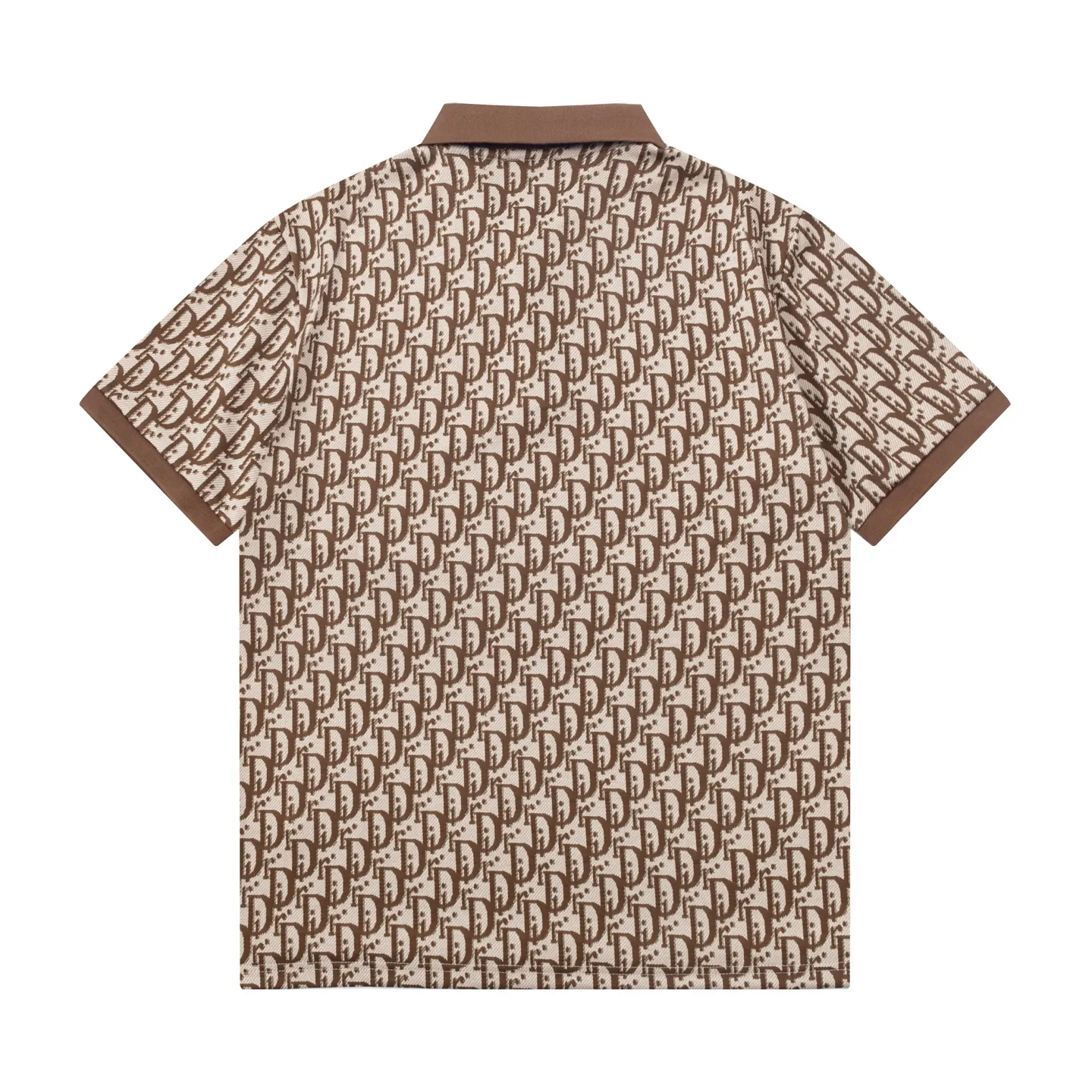 Dior 2025New Arrival logo Same Style polo ：Brown Size：S M L XL XXL