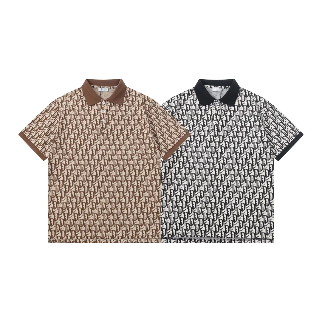 Dior 2025New Arrival logo Same Style polo ：Brown Size：S M L XL XXL