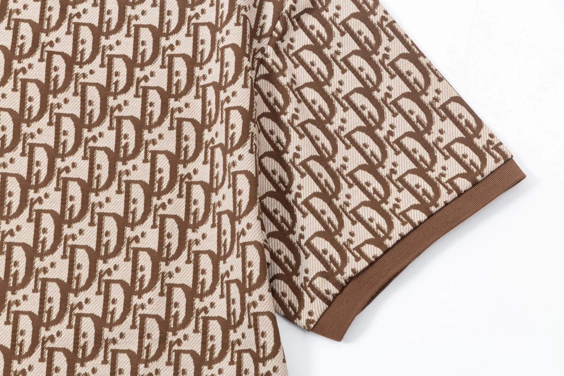 Dior 2025New Arrival logo Same Style polo ：Brown Size：S M L XL XXL