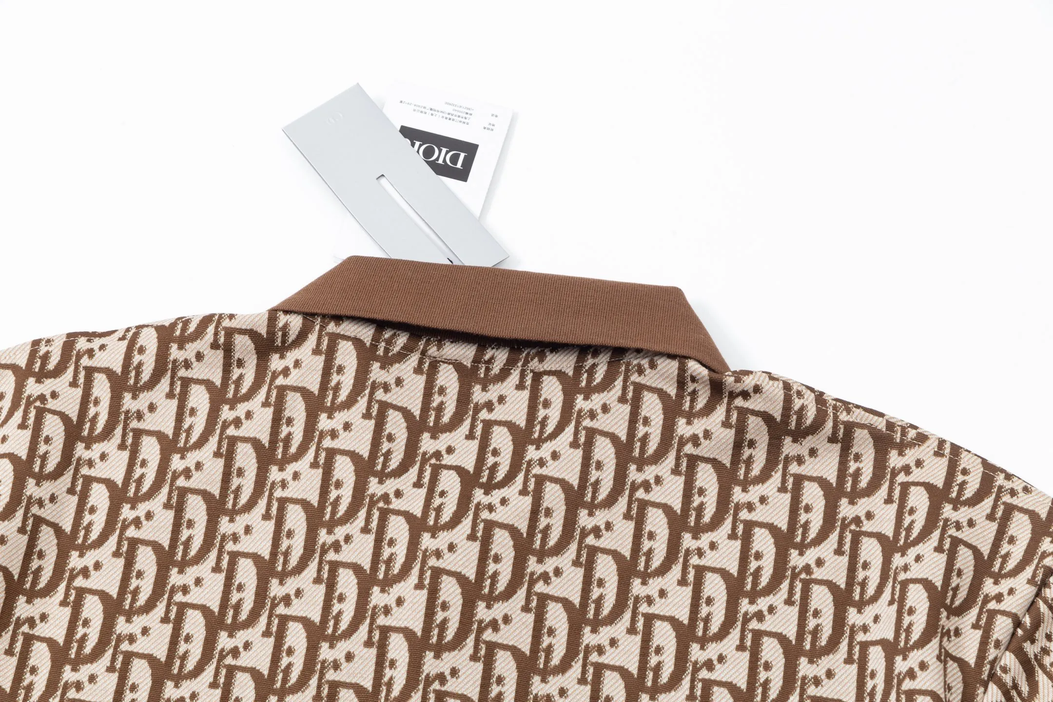 Dior 2025New Arrival logo Same Style polo ：Brown Size：S M L XL XXL