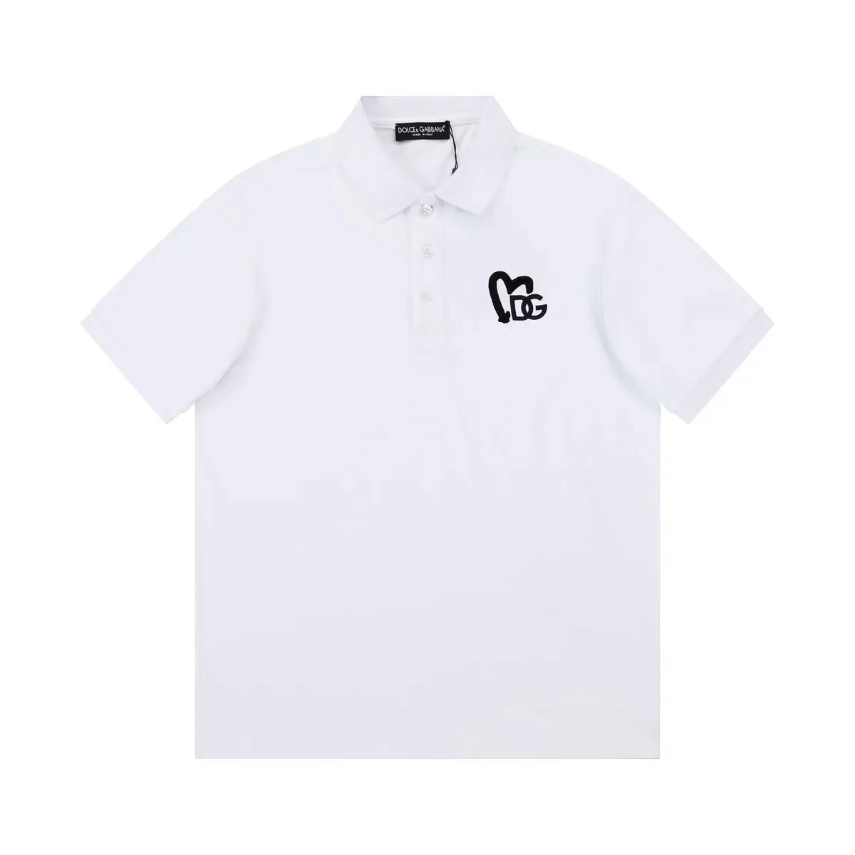 Dg Dior 2025ss New Arrival logo Polo ！Classic ，Premium ！ ， ，Quality / ， ！ 100% 🦚 ， ，Breathable ， ！ Classic LOGO ， ，LOGO ， ， Classic ！ ， ， LOW ， Versatile Polo ！ ：Black White Size：s-xxl