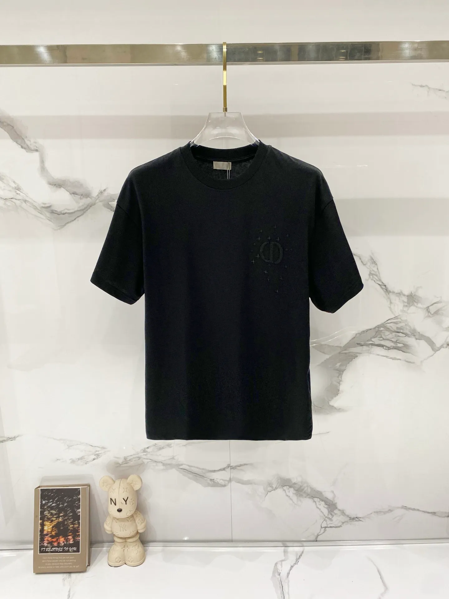 Dior/ - T LOGO 🪡 Quality 100 ％ Versatile Size:XS-L :Black.White
