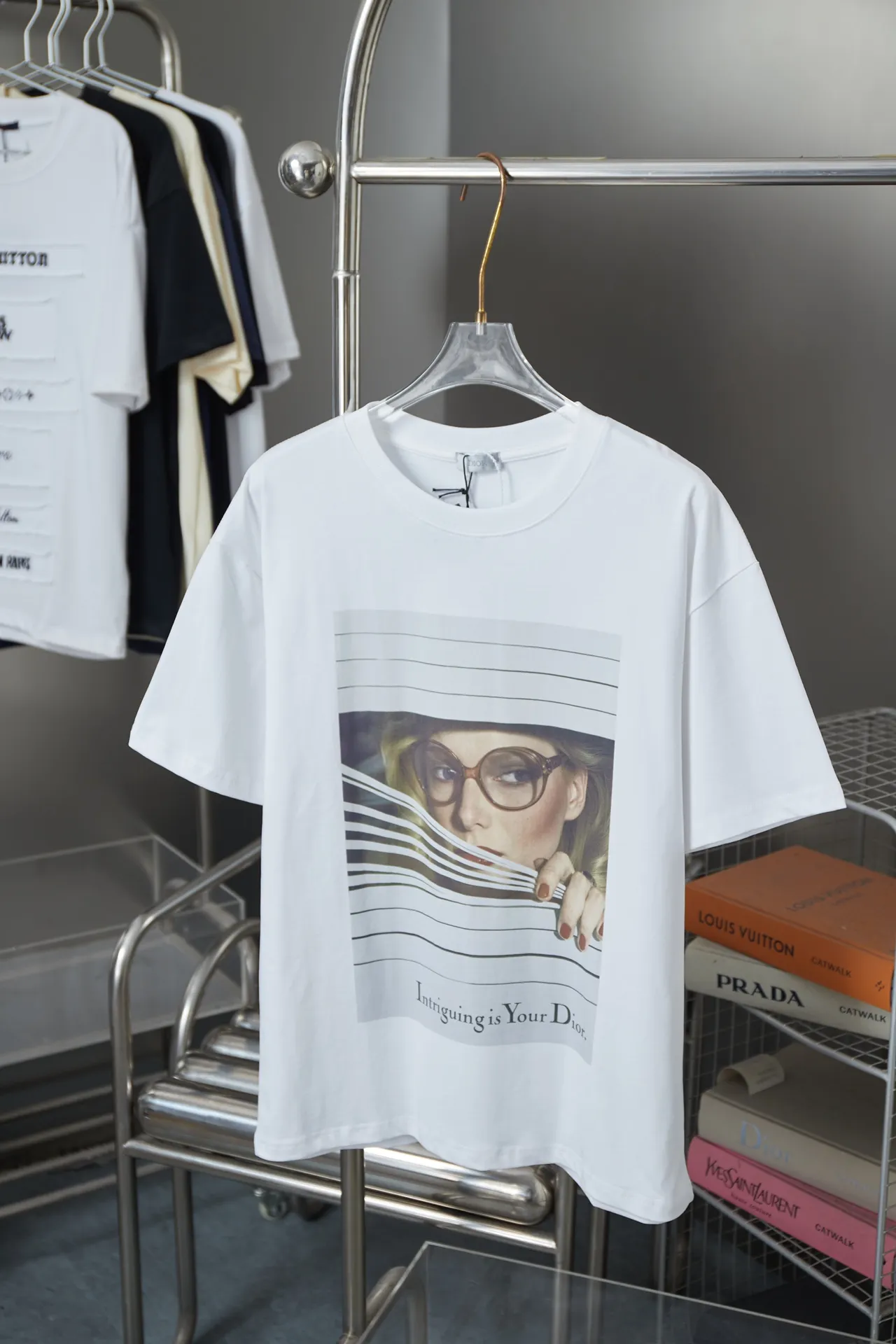 Christian Dior CD 25SS New Arrival Series logo 100% 32 1X 1 ：White/Black Size：S/M/L/XL