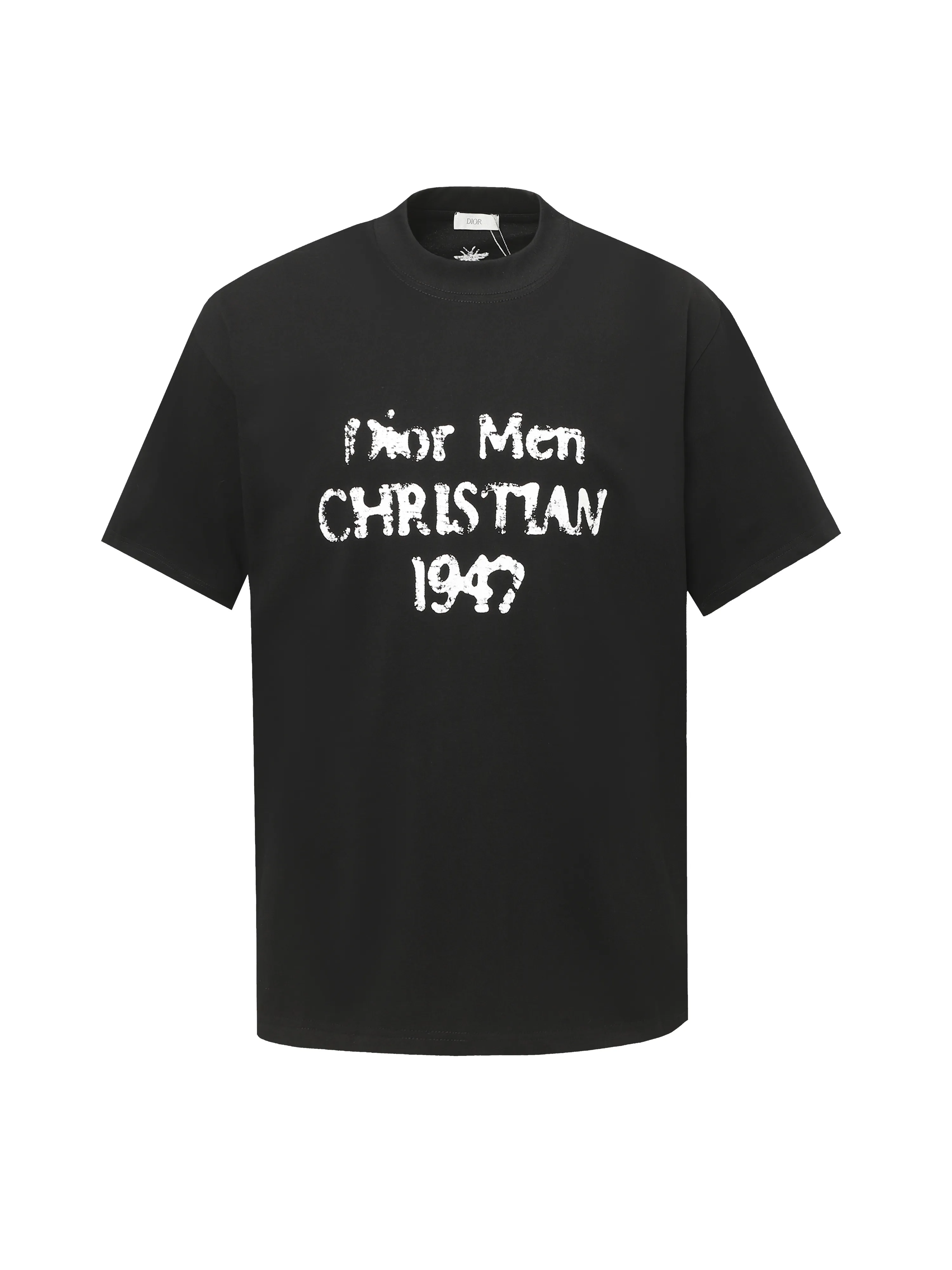 DIOR CD 25ss T ， ， ， ， ， ， Breathable ， Versatile ， ， Same Style ：Black/White Size：XS-L