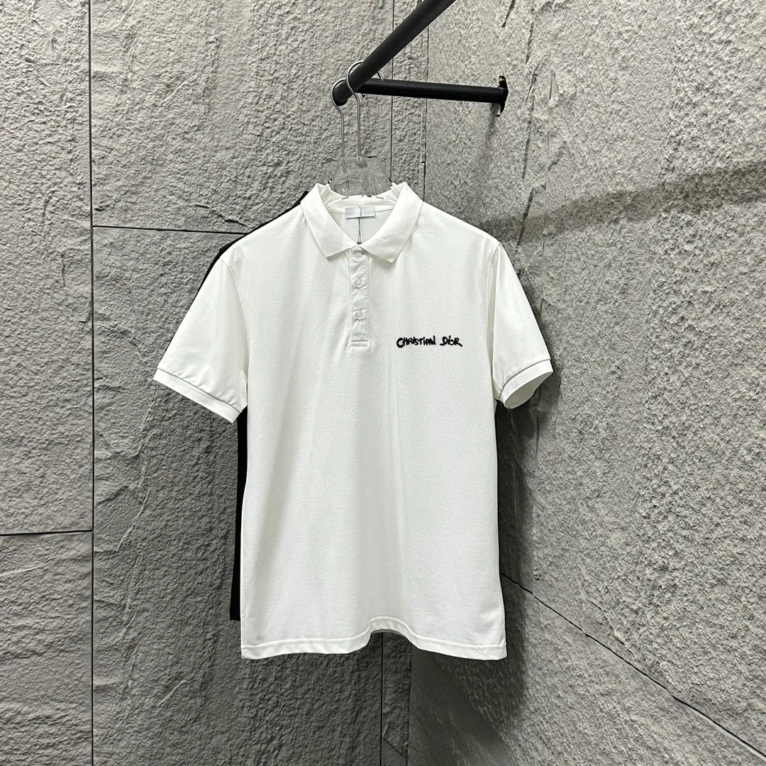 Dio* * POLO 2025 New Arrival polo Same Style Size： M L XL 2XL 3XL ：Black White