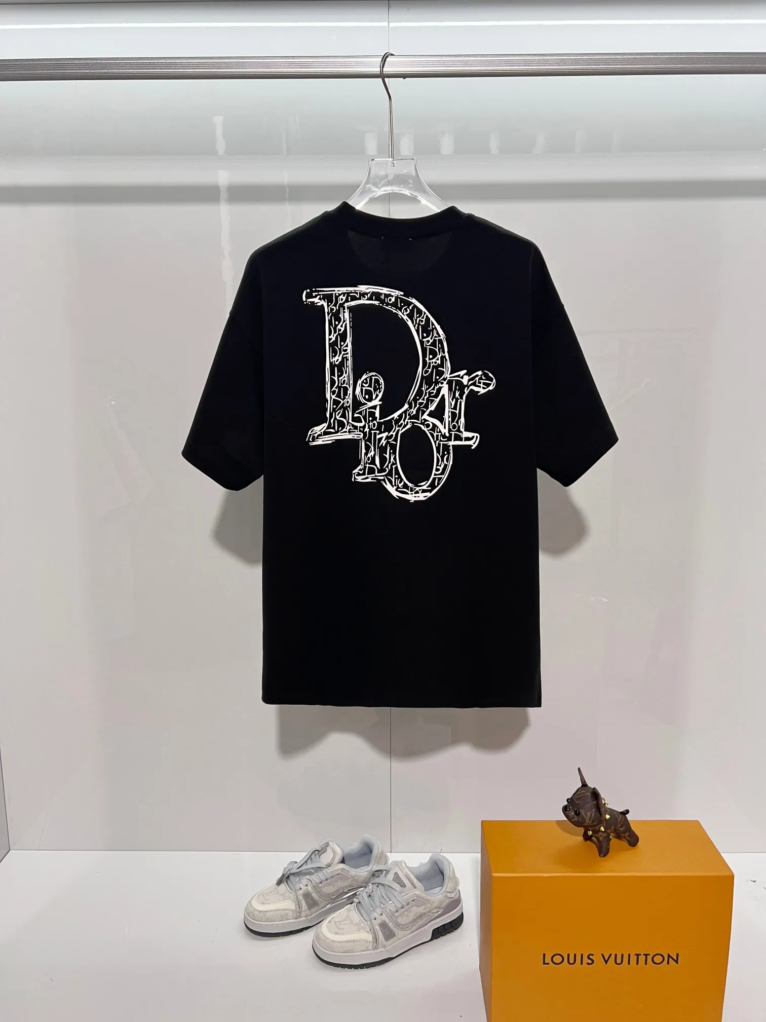 DIOR 2026New Arrival logo Same Style t 100％ 32 ：Black Size：S M L XL