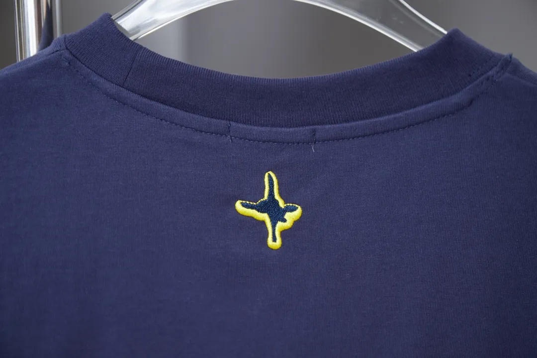 Christian Dior CD 25SS New Arrival Series logo 100% 32 1X 1 ， ：White/Royal Blue Size：S/M/L/XL