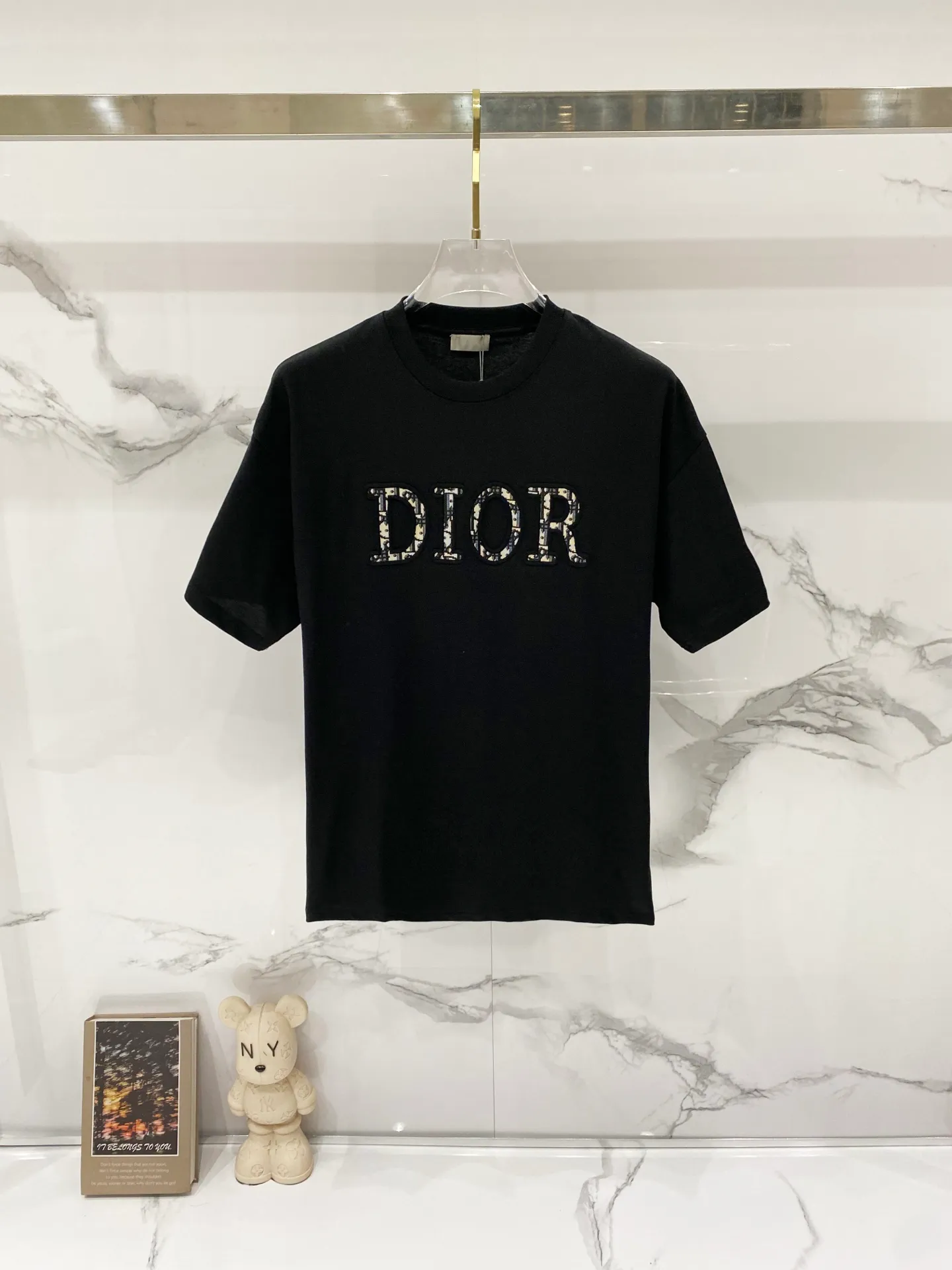 Dior/ - T 🐝 LOGO Quality 100 ％ Versatile Size:XS-L :Black.White