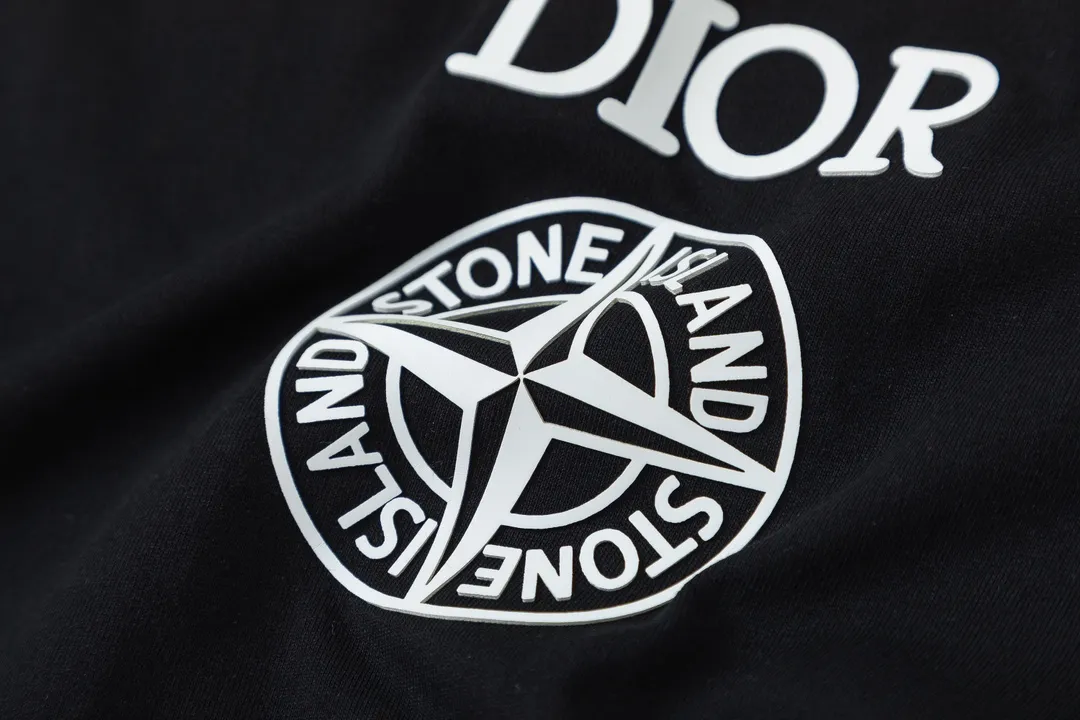 Dior Series 2025New Arrival logo Same Style t 100％ 32 ：Black Size：XS S M L