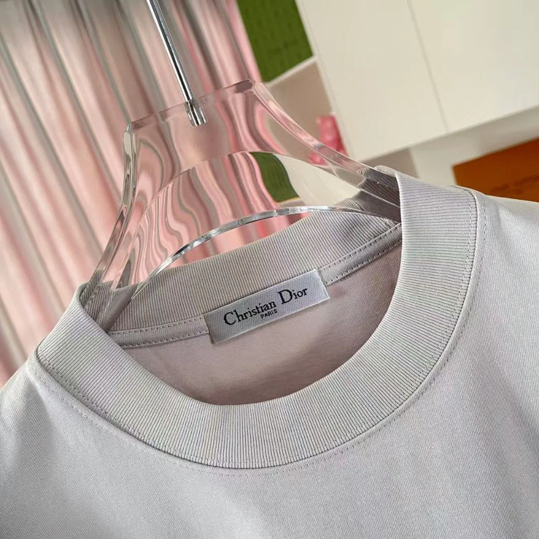 Dio 2025 New Arrival logo T g Same Style ：Black White Pink Blue Gray Size: S M L XL XXL ​