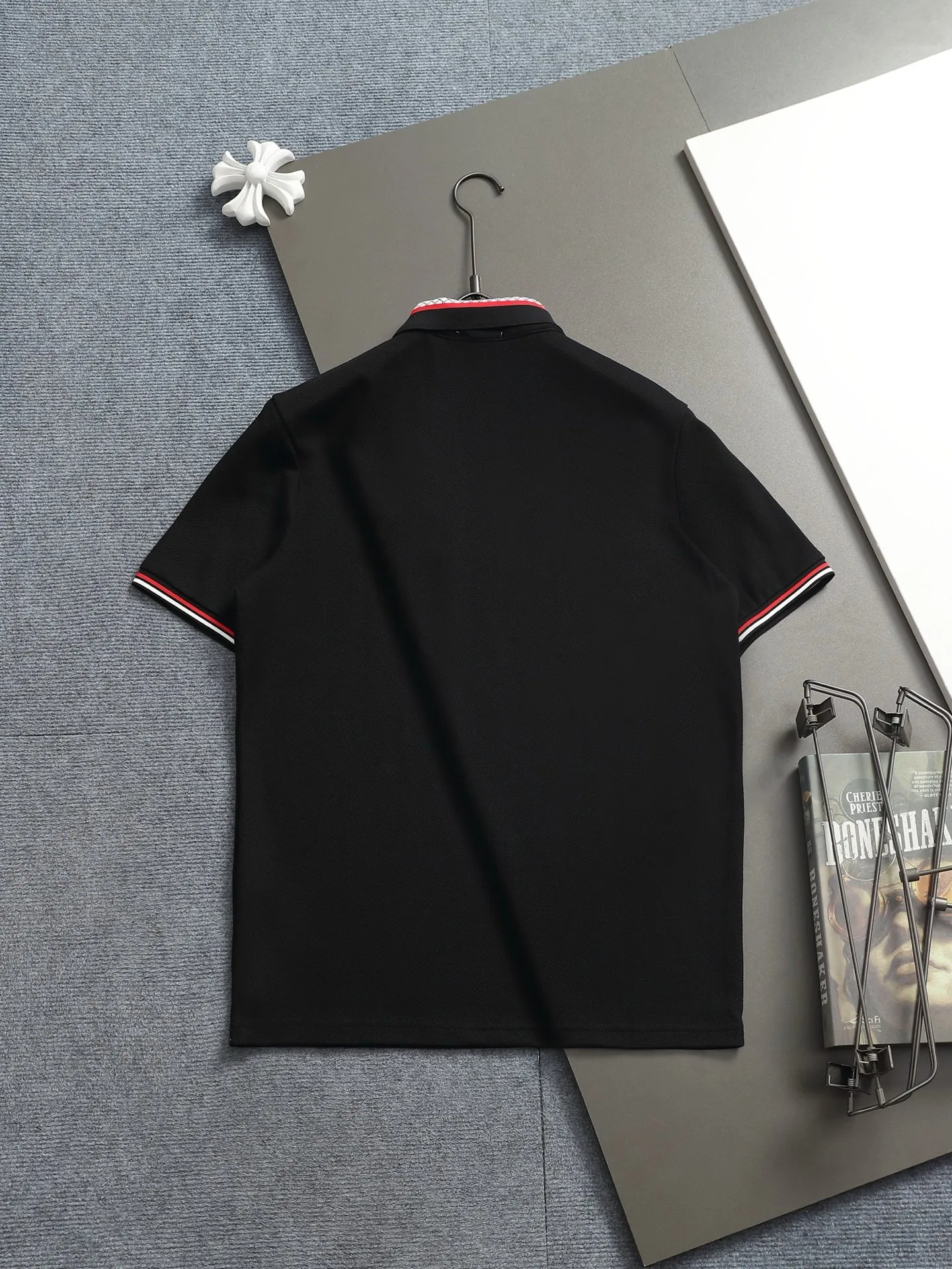 DIOR CD Polo ， Retro Same Style Versatile : Black White Size：M-2xl
