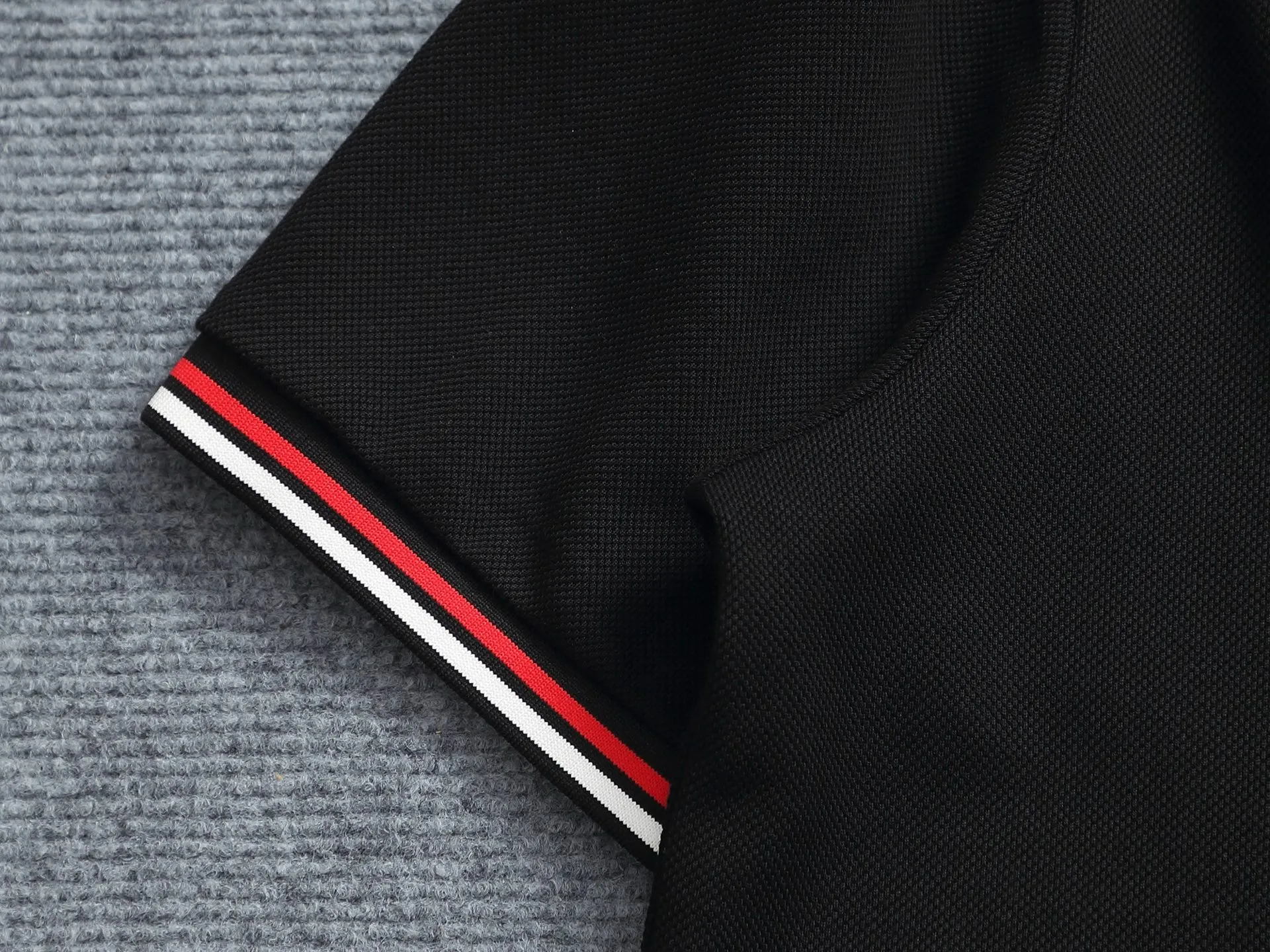 DIOR CD Polo ， Retro Same Style Versatile : Black White Size：M-2xl