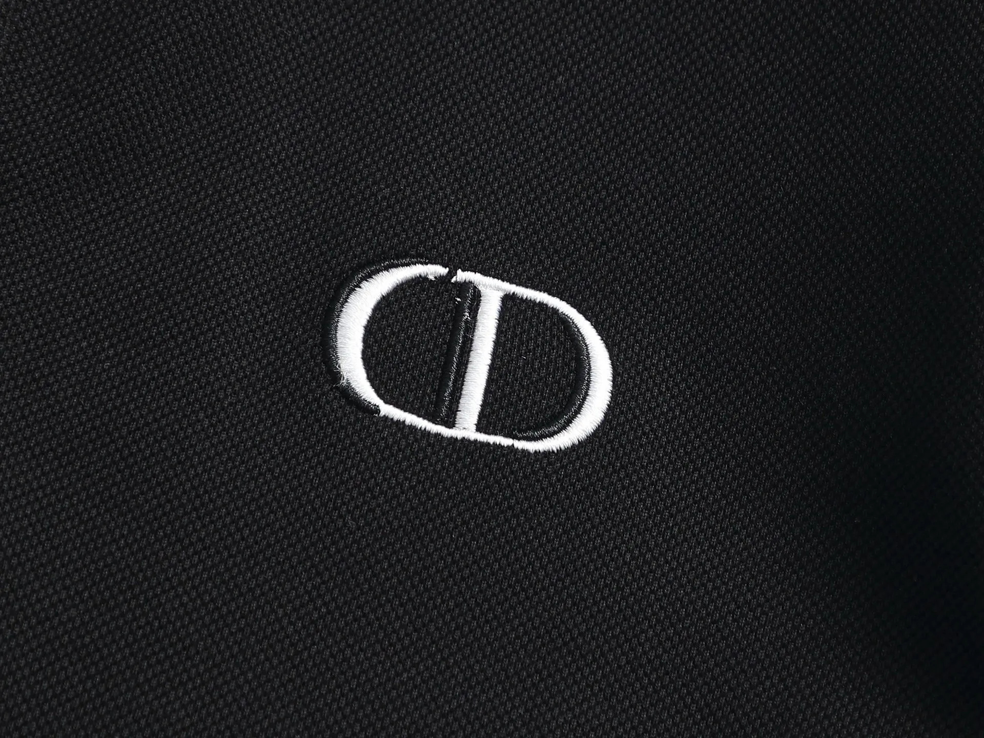 DIOR CD Polo ， Retro Same Style Versatile : Black White Size：M-2xl