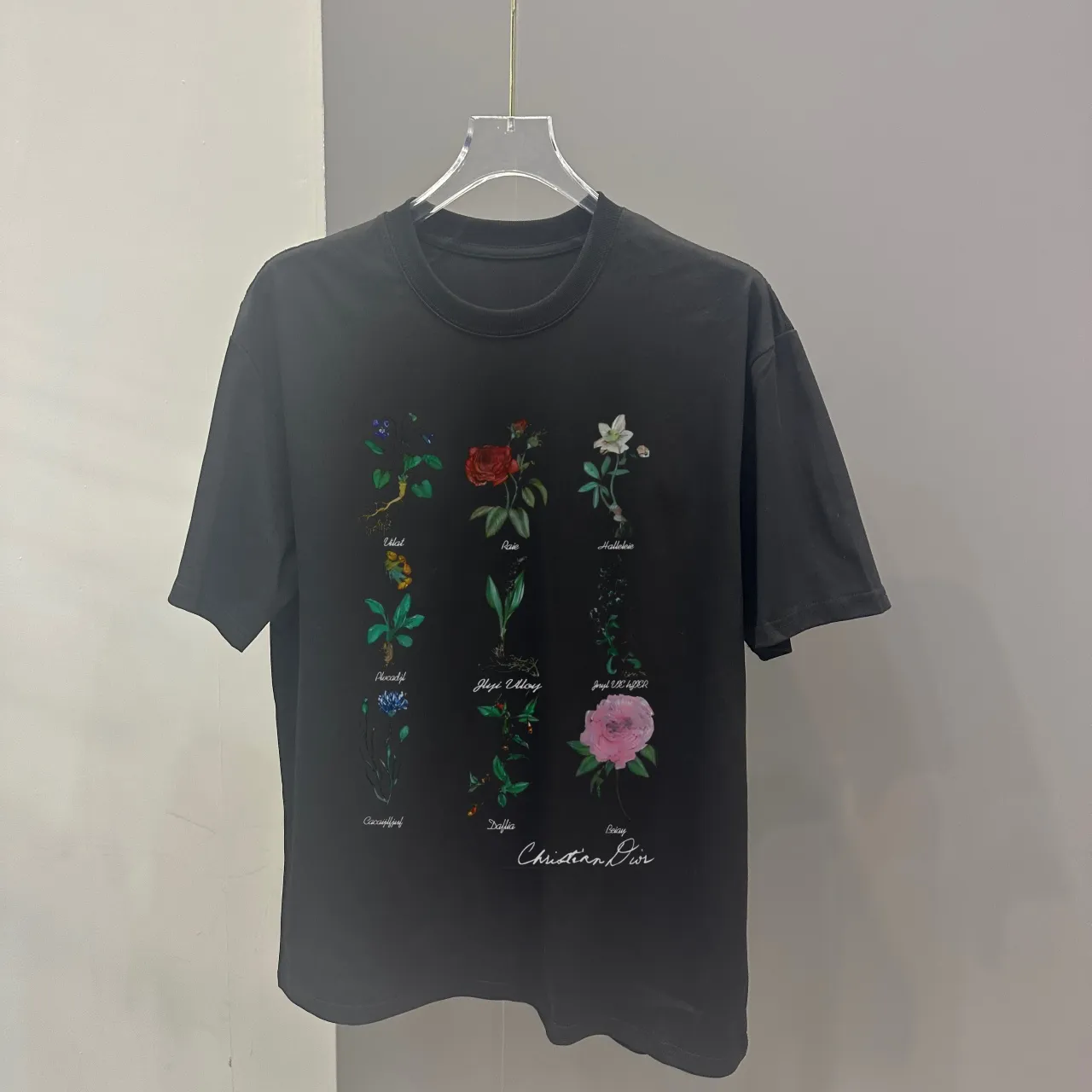 DIOR 2024 Classic T ， Breathable ， ， ！ Same Style ：White Black Size：S M L Xl