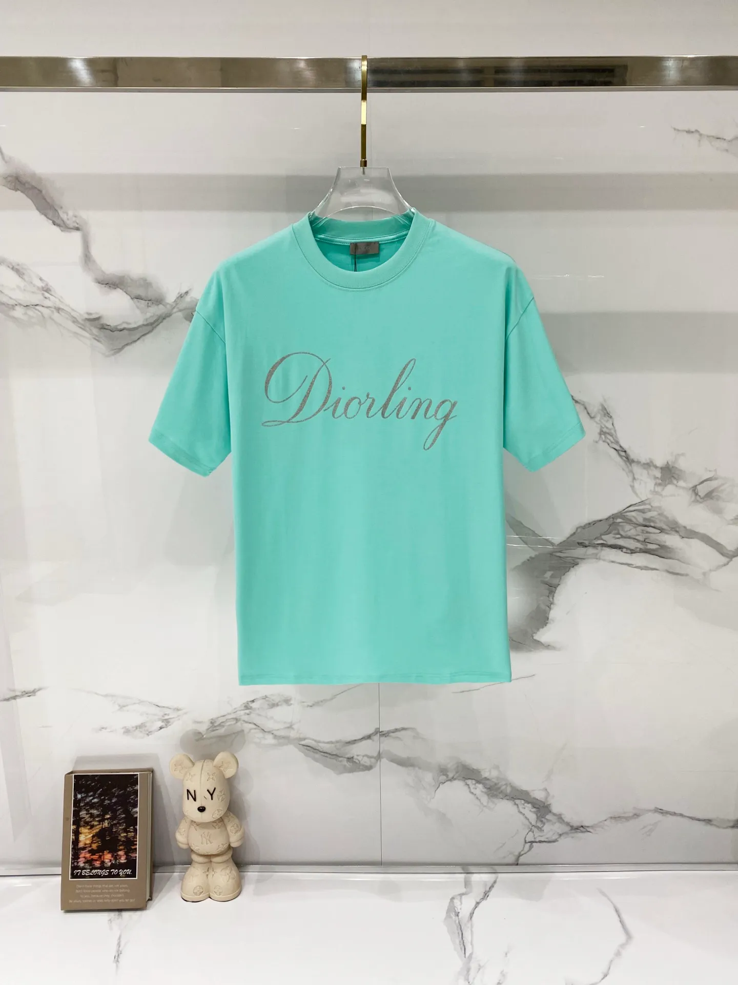Dior/ - T Classic ✍️ LOGO Quality 100 ％ Versatile Size:XS-L :Black.White.Gray.Light Green