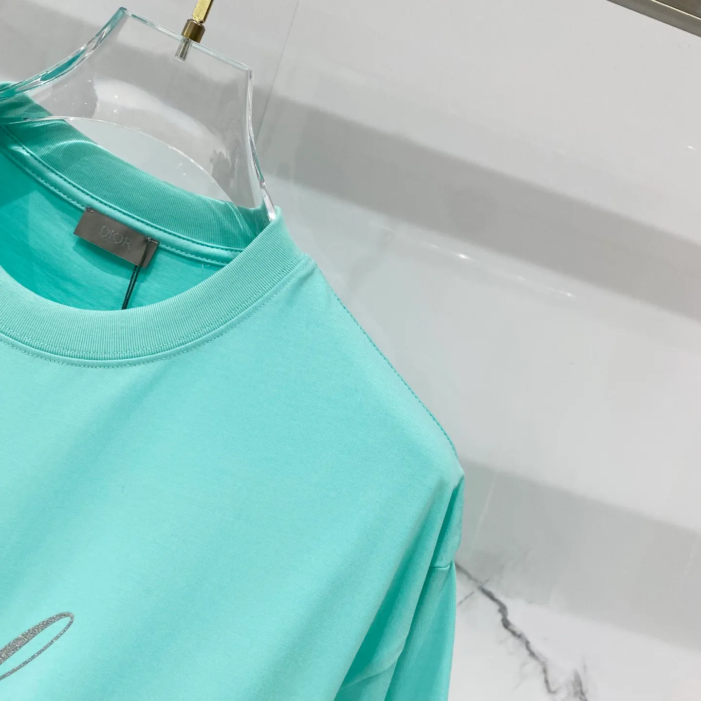 Dior/ - T Classic ✍️ LOGO Quality 100 ％ Versatile Size:XS-L :Black.White.Gray.Light Green