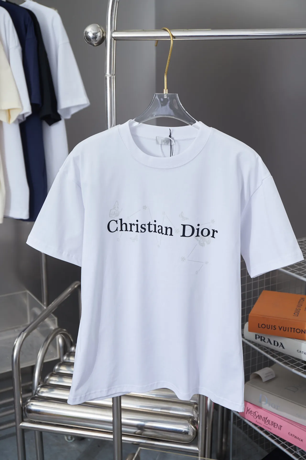 Christian Dior CD 25SS New Arrival logo 100% 32 1X 1 ➕ ：Black/White Size：S/M/L/XL