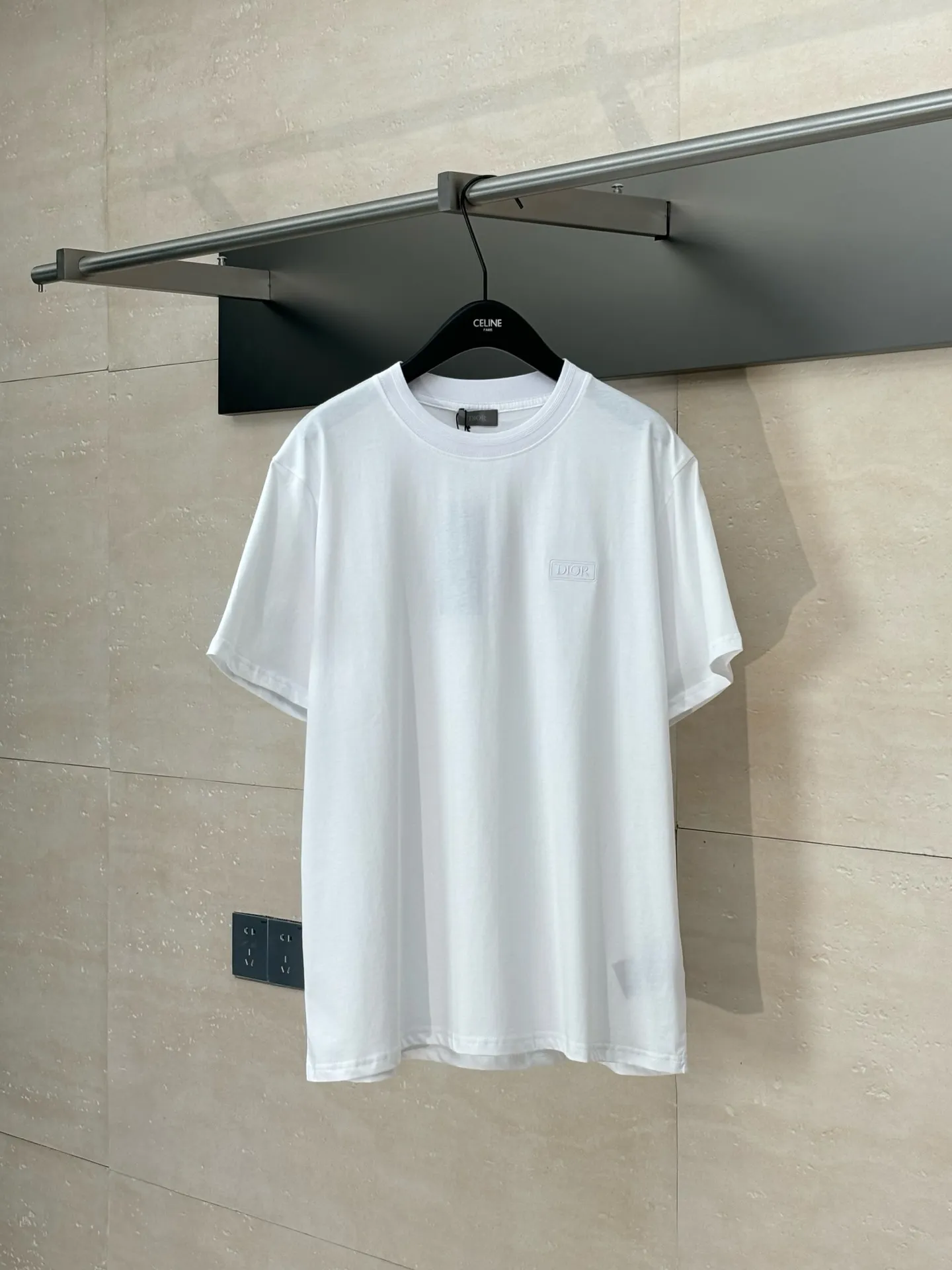 Dio 25Ss New Arrival logo T 26 Dior lcons Black T Size：S/M/L/XL