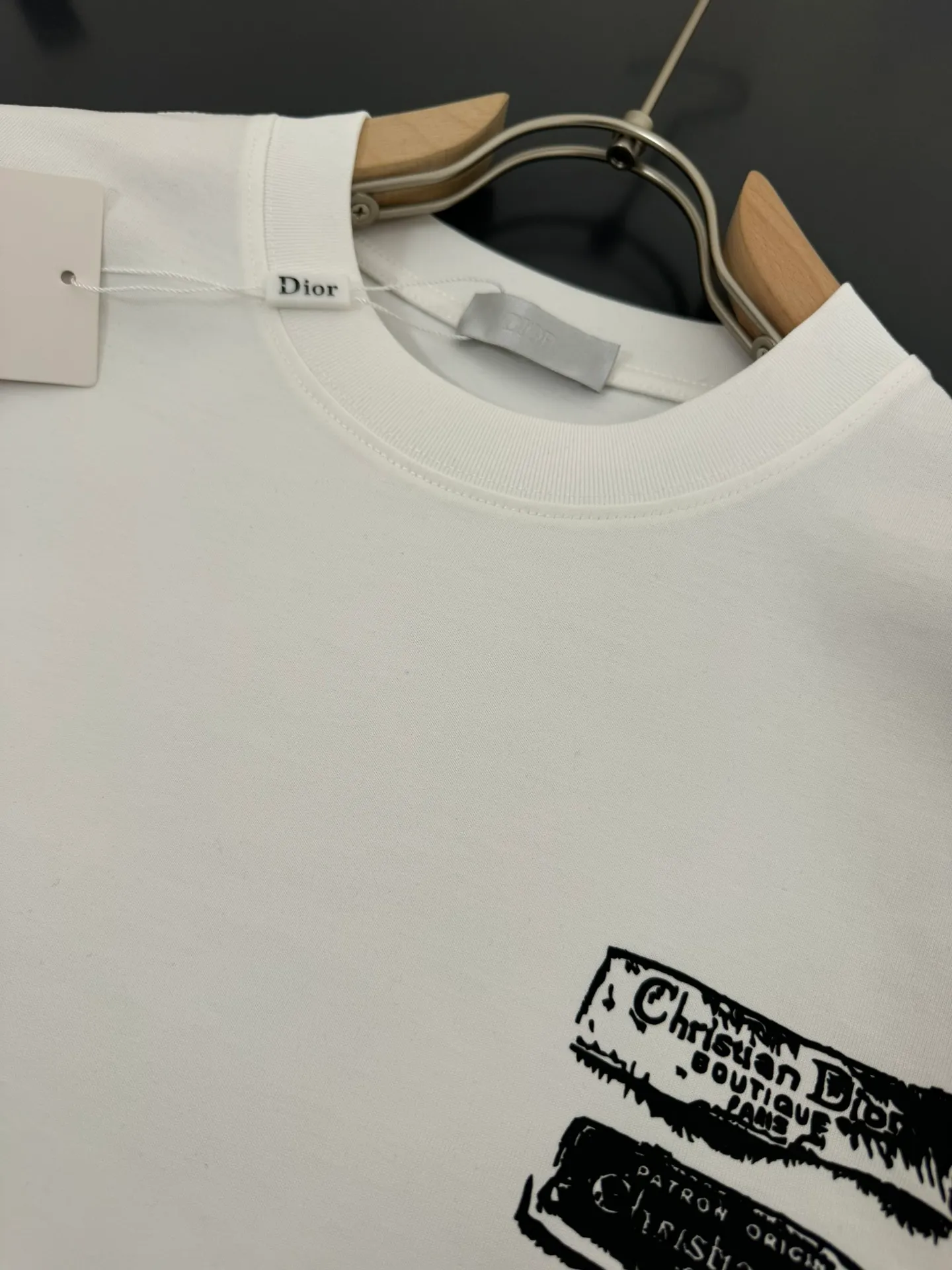 DIOR* g t Breathable logo New Arrival t ， ， Versatile ：Black White Sizes：S M L XL XXL