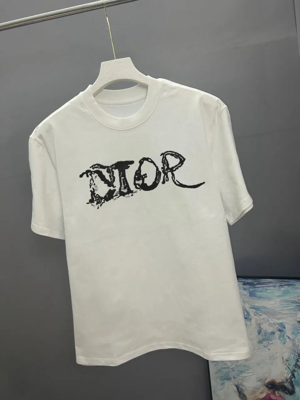 DIOR 2025 Classic T ， Breathable ， ， ！ Same Style ：White Black Size：S M L Xl