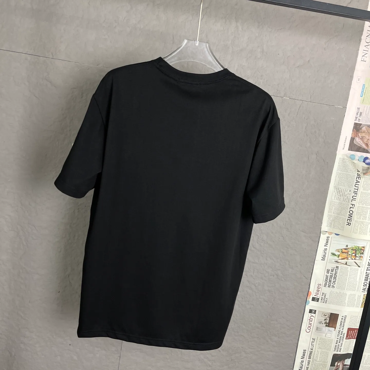 C 03 25ss New Arrival logo 100% 32 1x 1 · · :Black White Size:S-XL