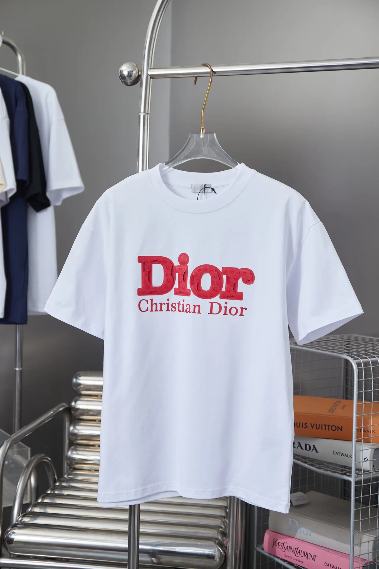 Christian Dior CD 25SS New Arrival logo 100% 32 1X 1 ：Black/White Size：S/M/L/XL