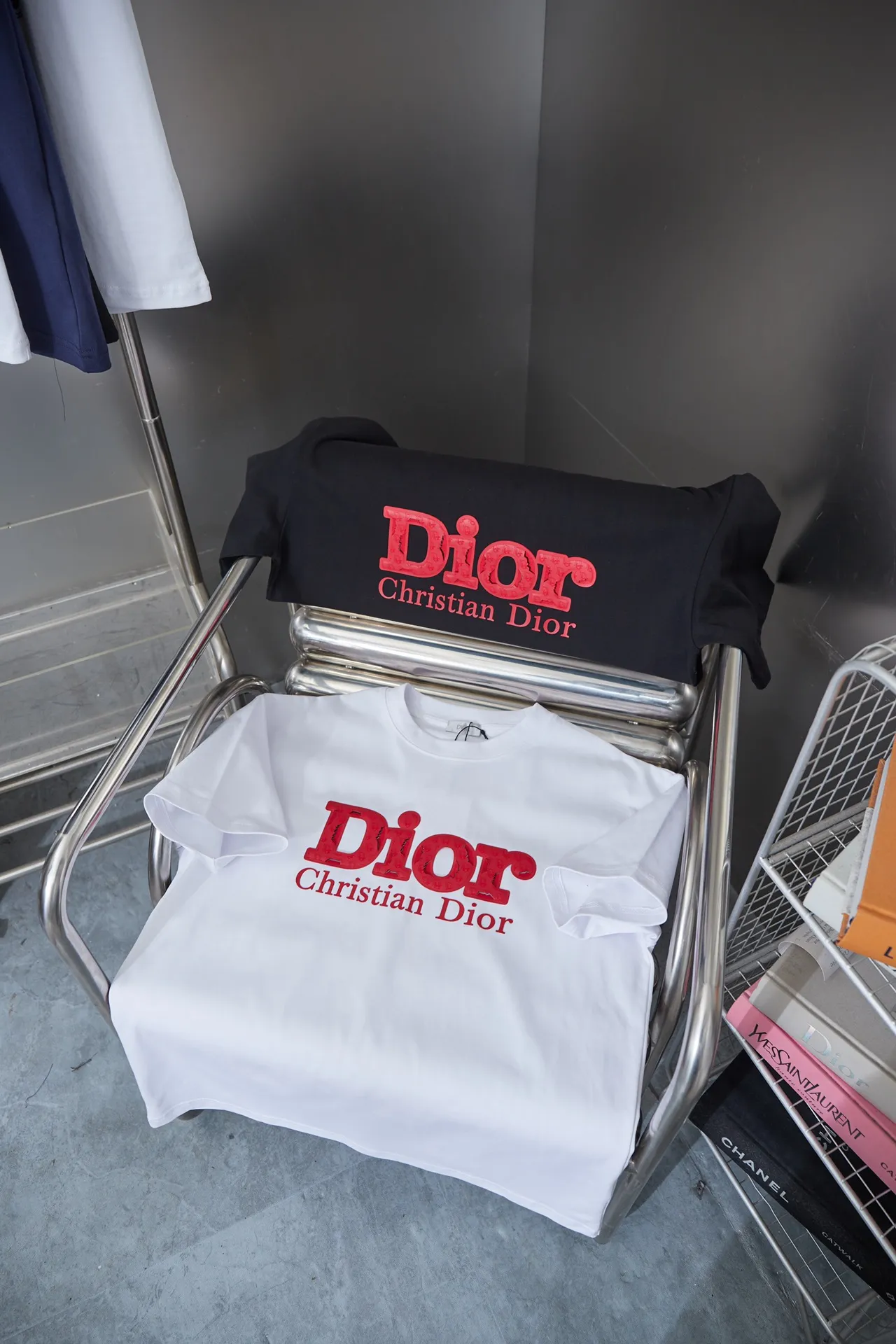 Christian Dior CD 25SS New Arrival logo 100% 32 1X 1 ：Black/White Size：S/M/L/XL