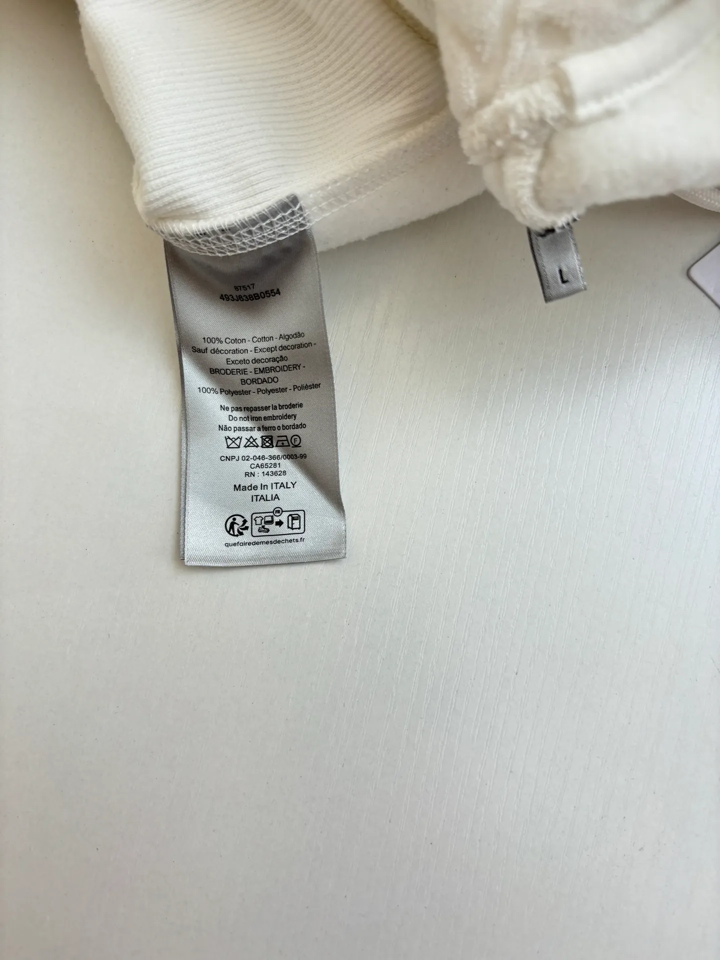 Dio Obliave Dior Size：S/M/L/XL