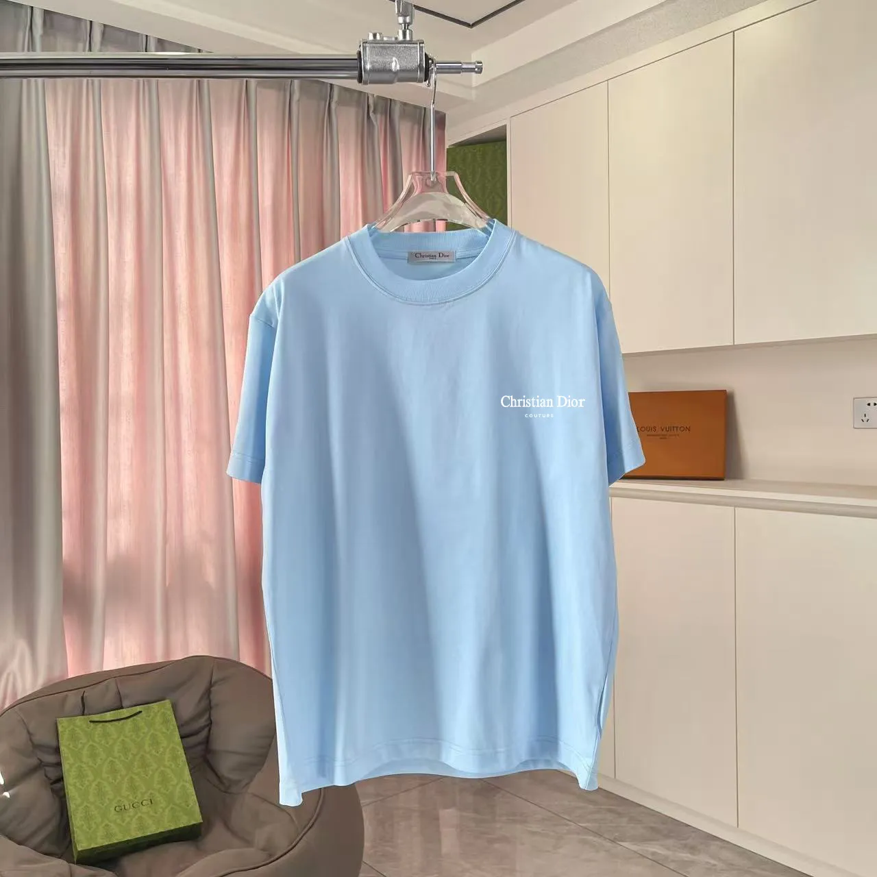 Dio 2025 New Arrival logo T g Same Style ：Black White Blue Gray Size: S M L XL XXL ​