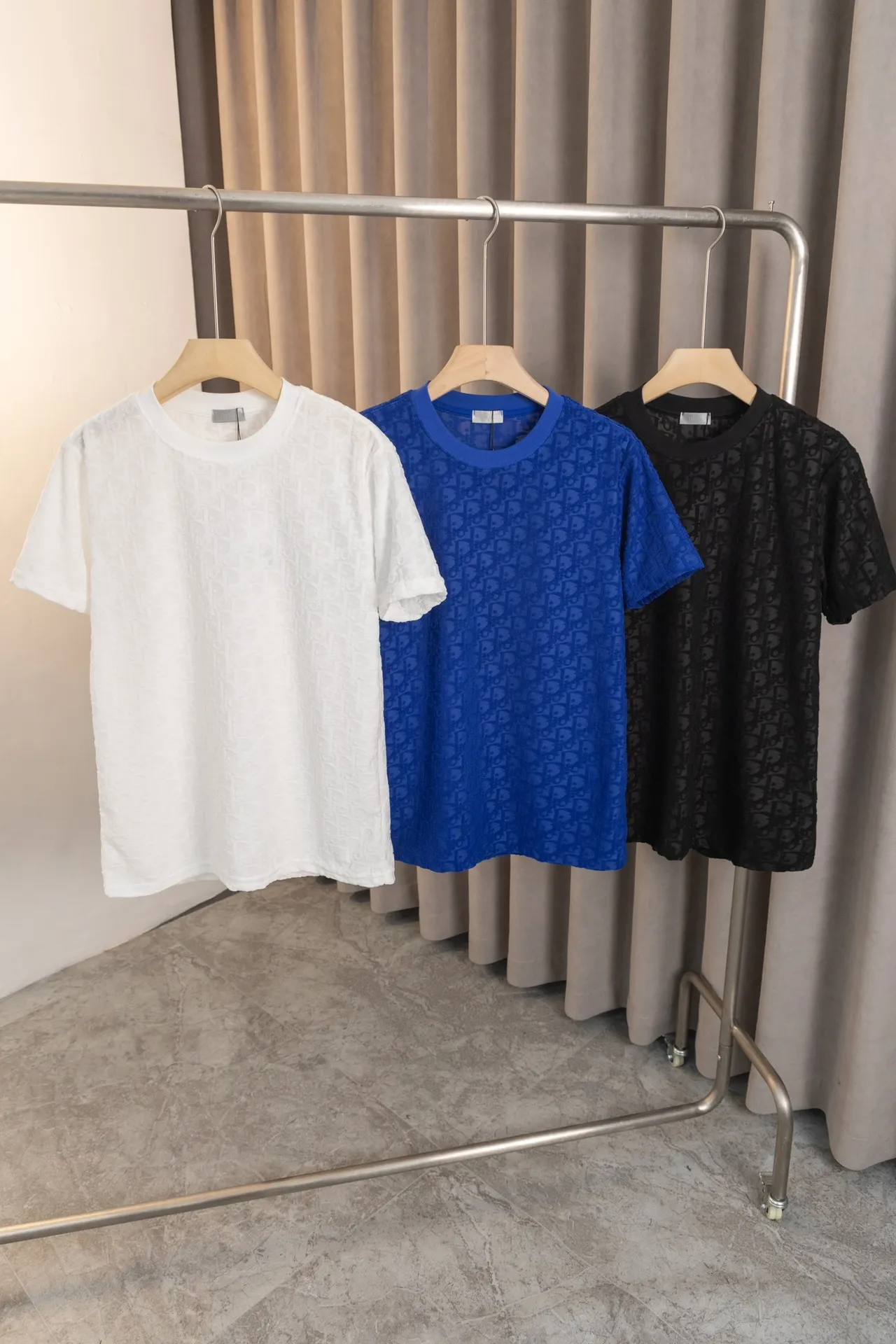 T 2113 24ss Dior New Arrival T ， Hot Sale ， logo , ! ！ ：Black，White，Blue，Size：M～3XL
