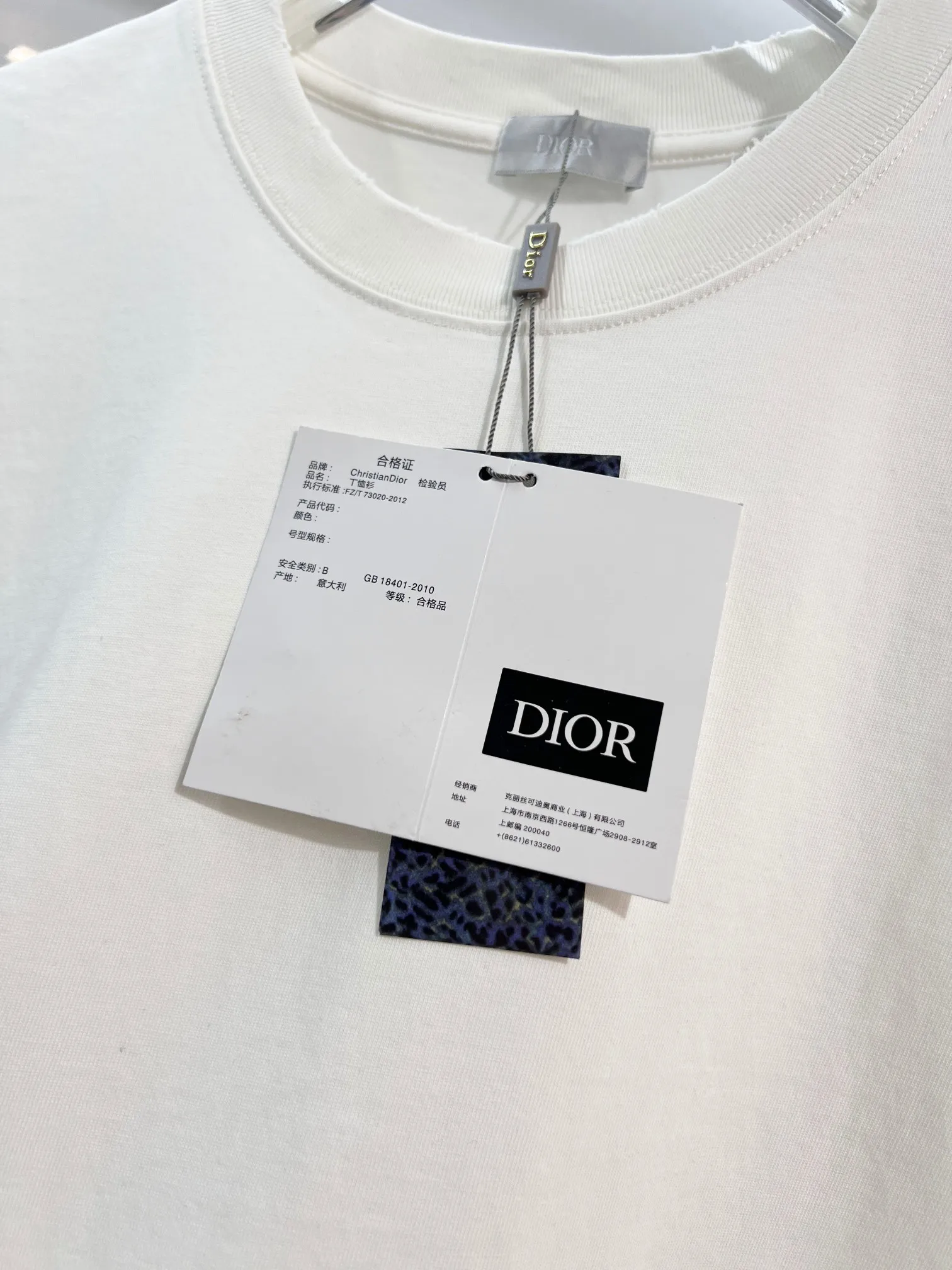 DIOR 2026New Arrival logo Same Style t 100％ 32 ：White Size：S M L XL