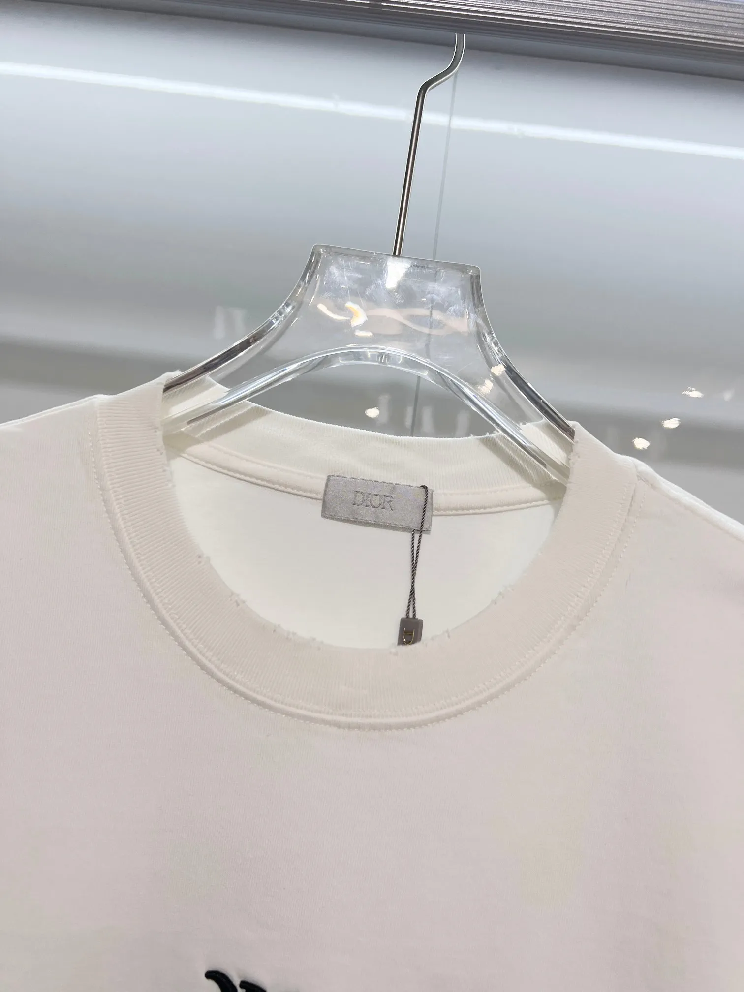 DIOR 2026New Arrival logo Same Style t 100％ 32 ：White Size：S M L XL