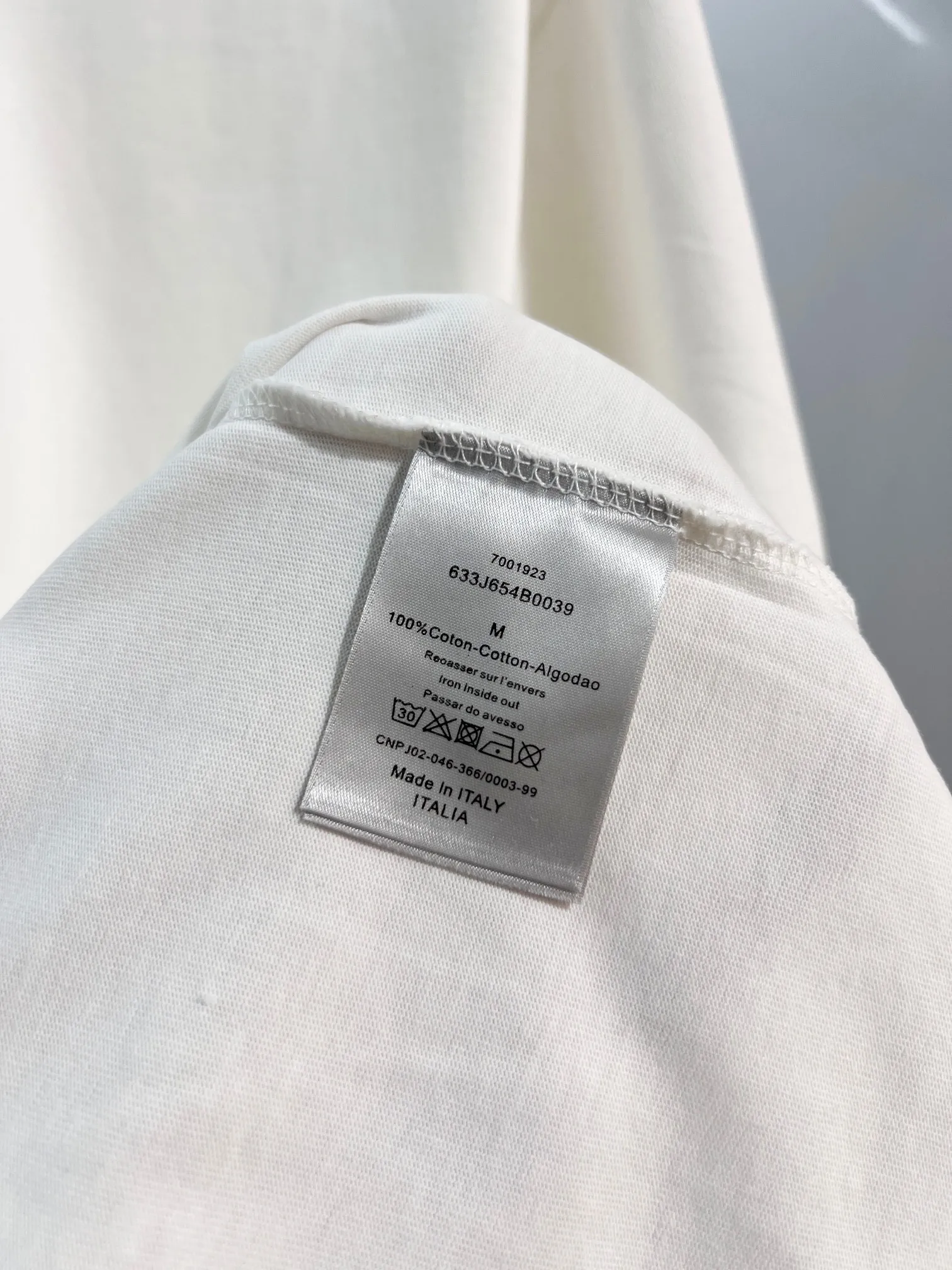DIOR 2026New Arrival logo Same Style t 100％ 32 ：White Size：S M L XL